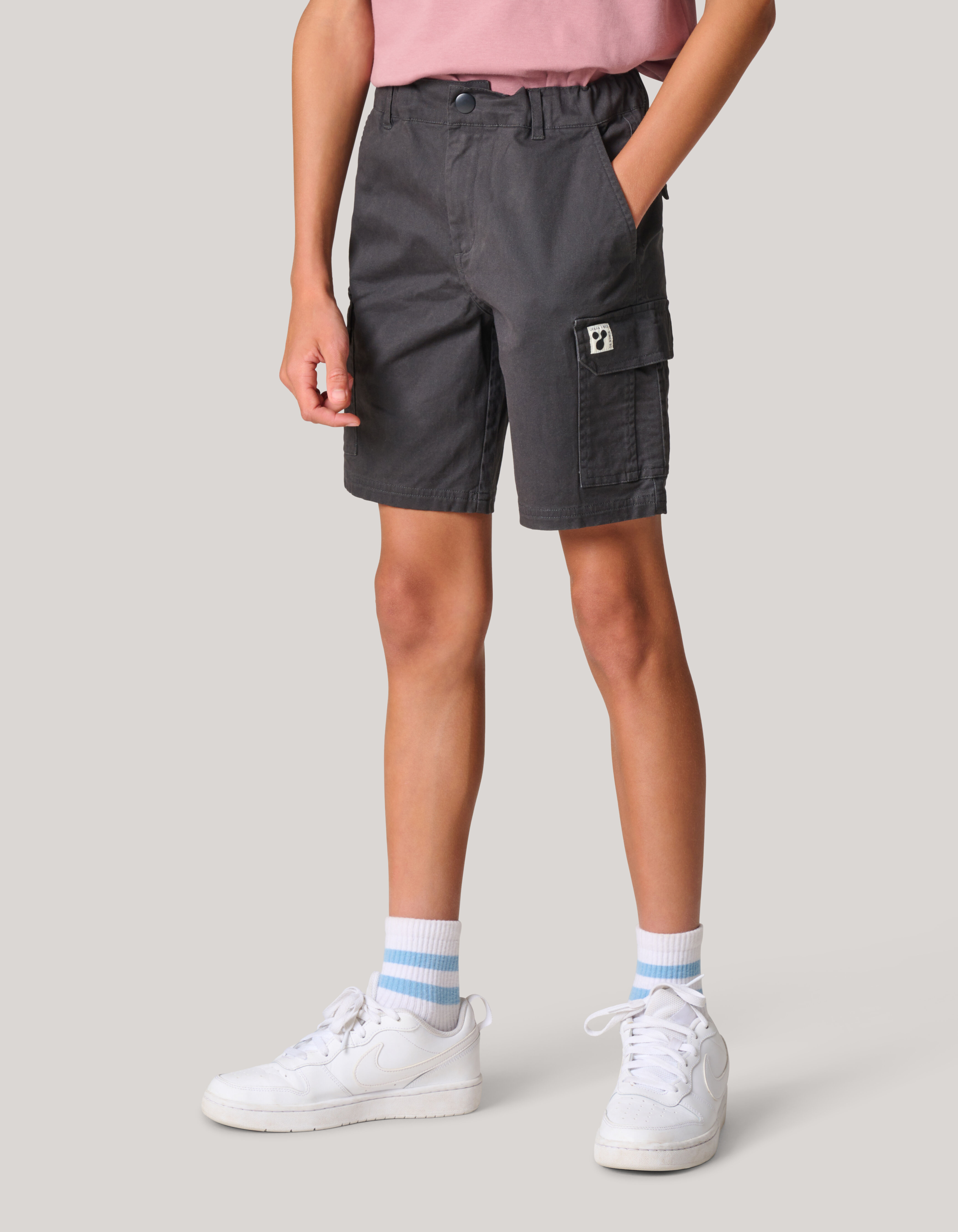 Cargo Short Donkergrijs SHOEBY BOYS