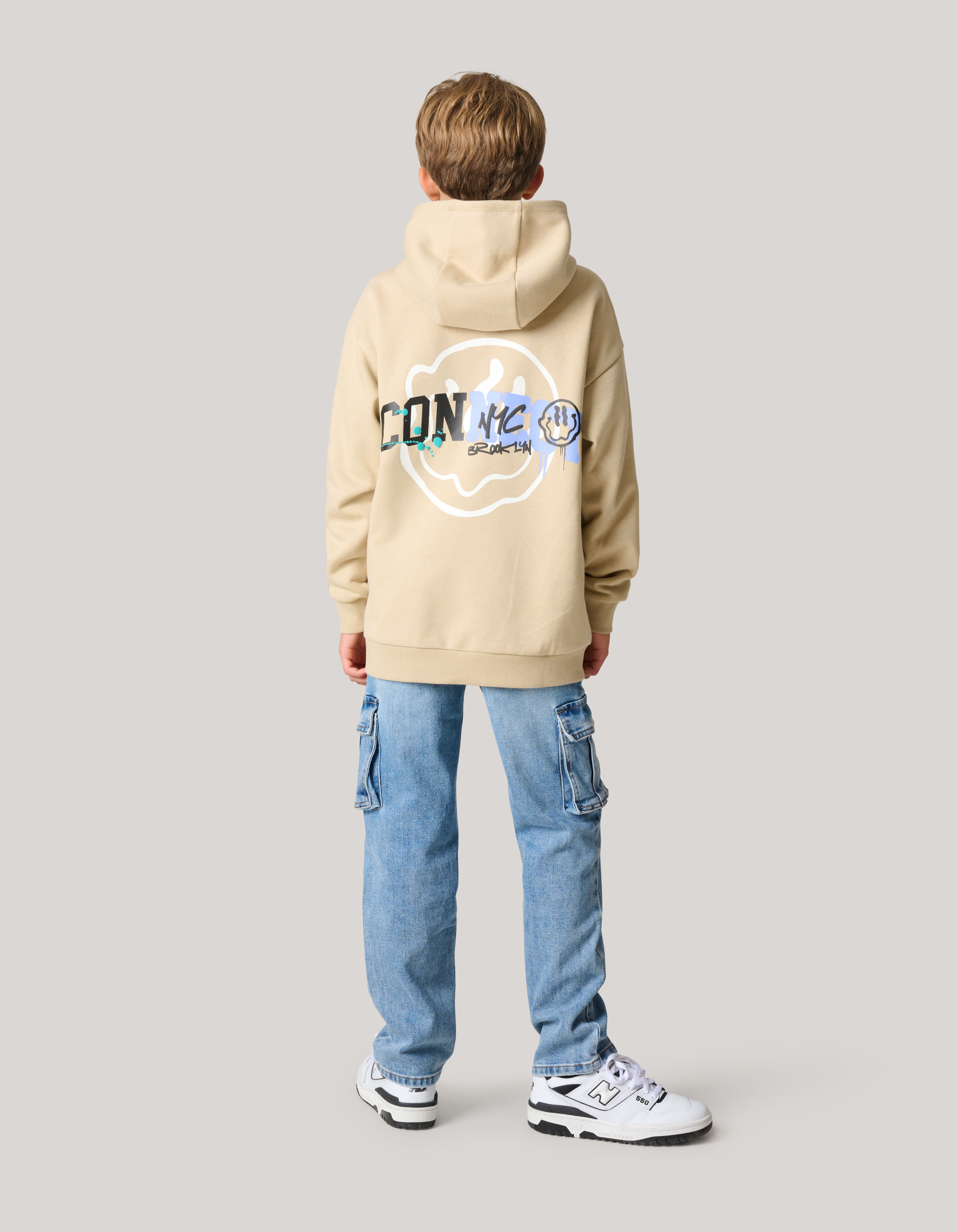 Artwork Hoodie Zand SHOEBY BOYS