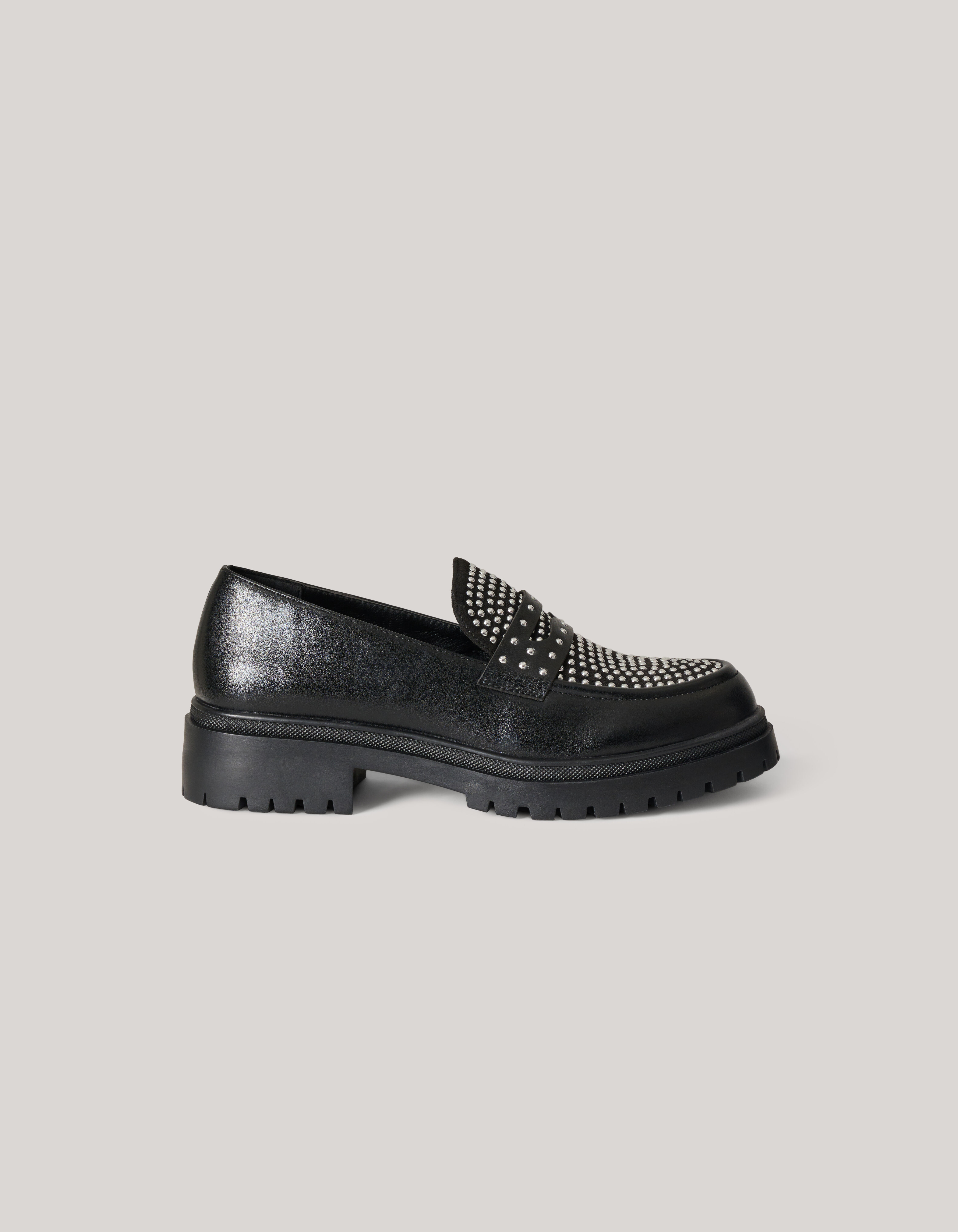 Stud Loafers Zwart SHOEBY SHOES