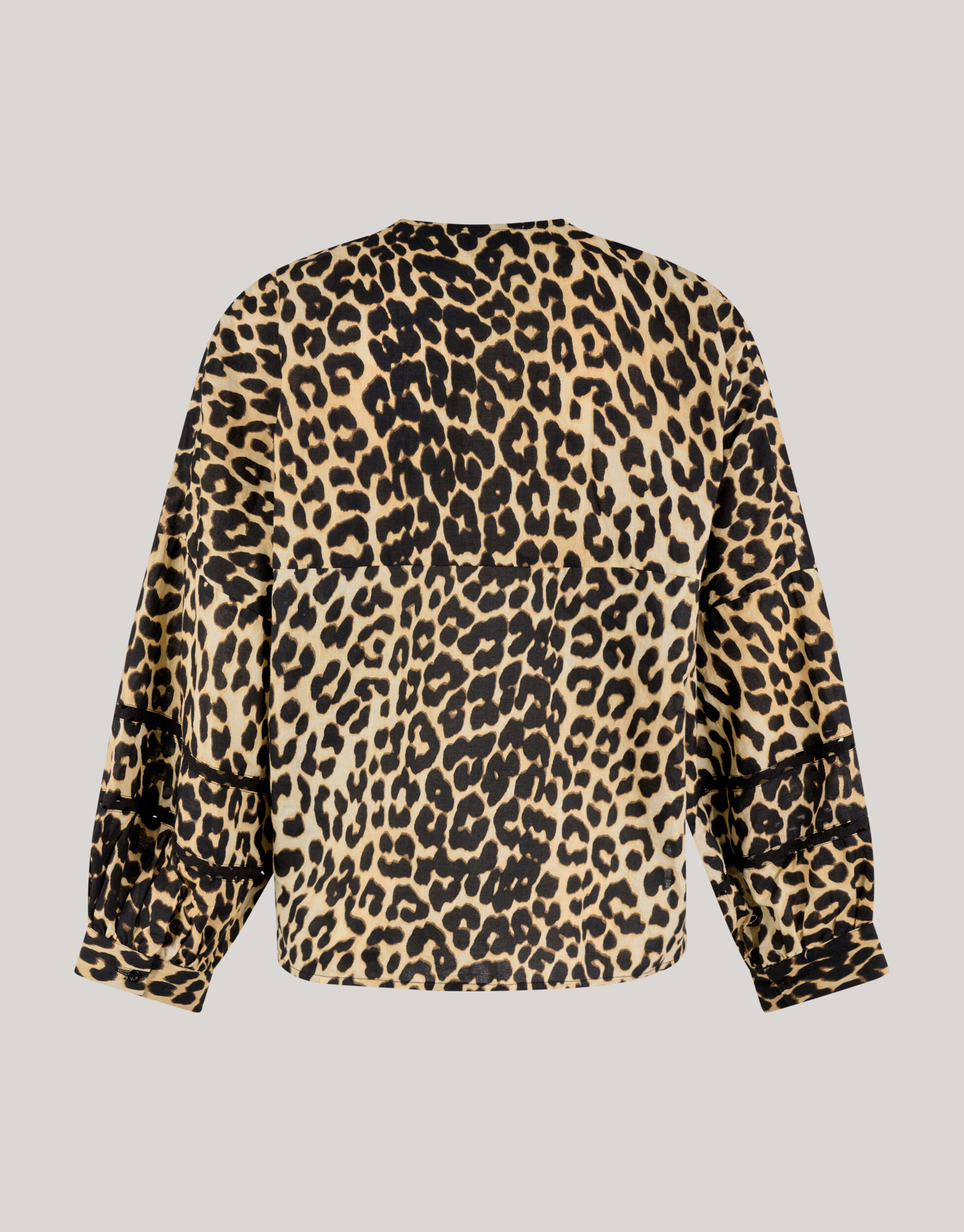 Leopard Tape Blouse Bruin SHOEBY WOMEN