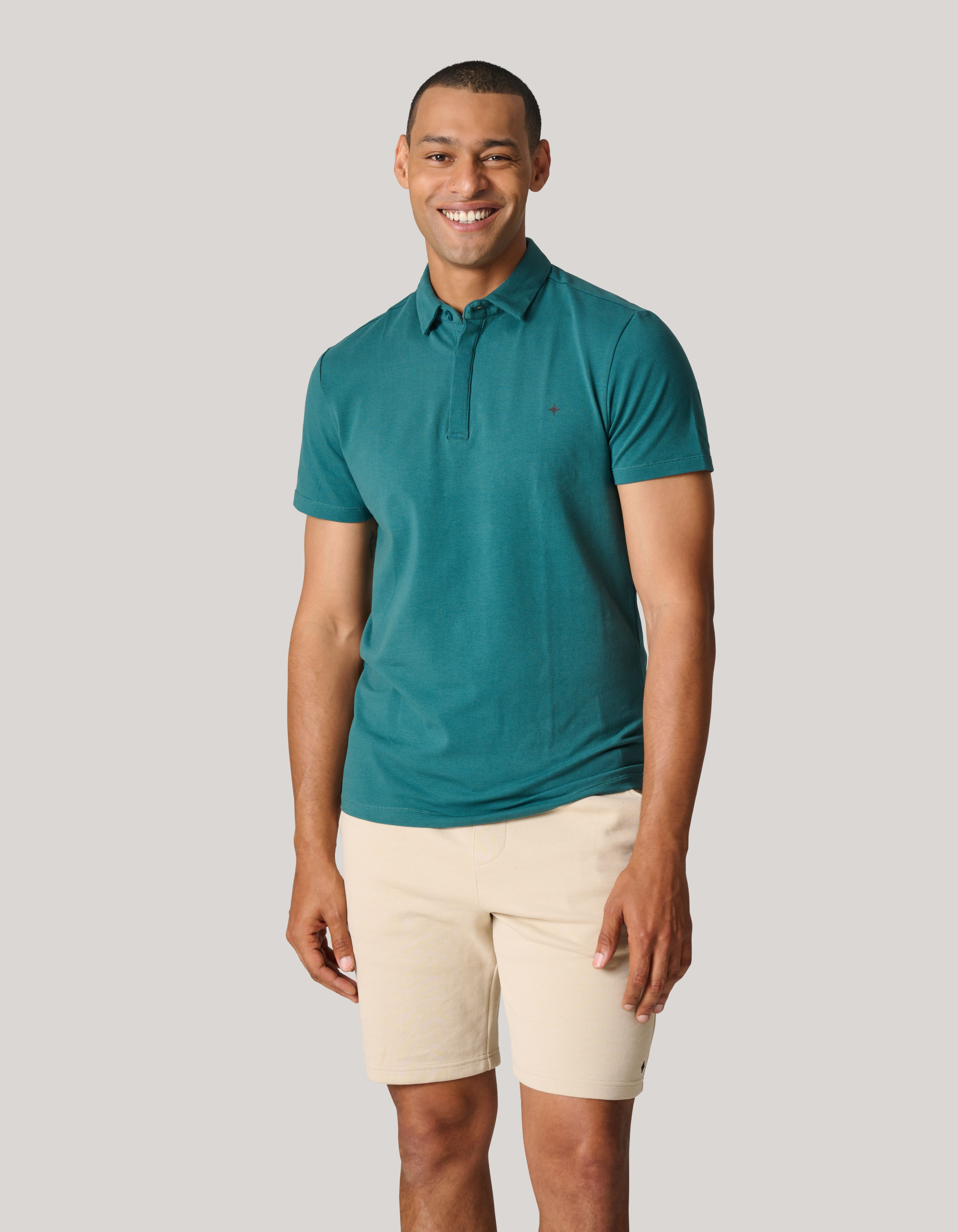 Jersey Polo Turquoise SHOEBY MEN