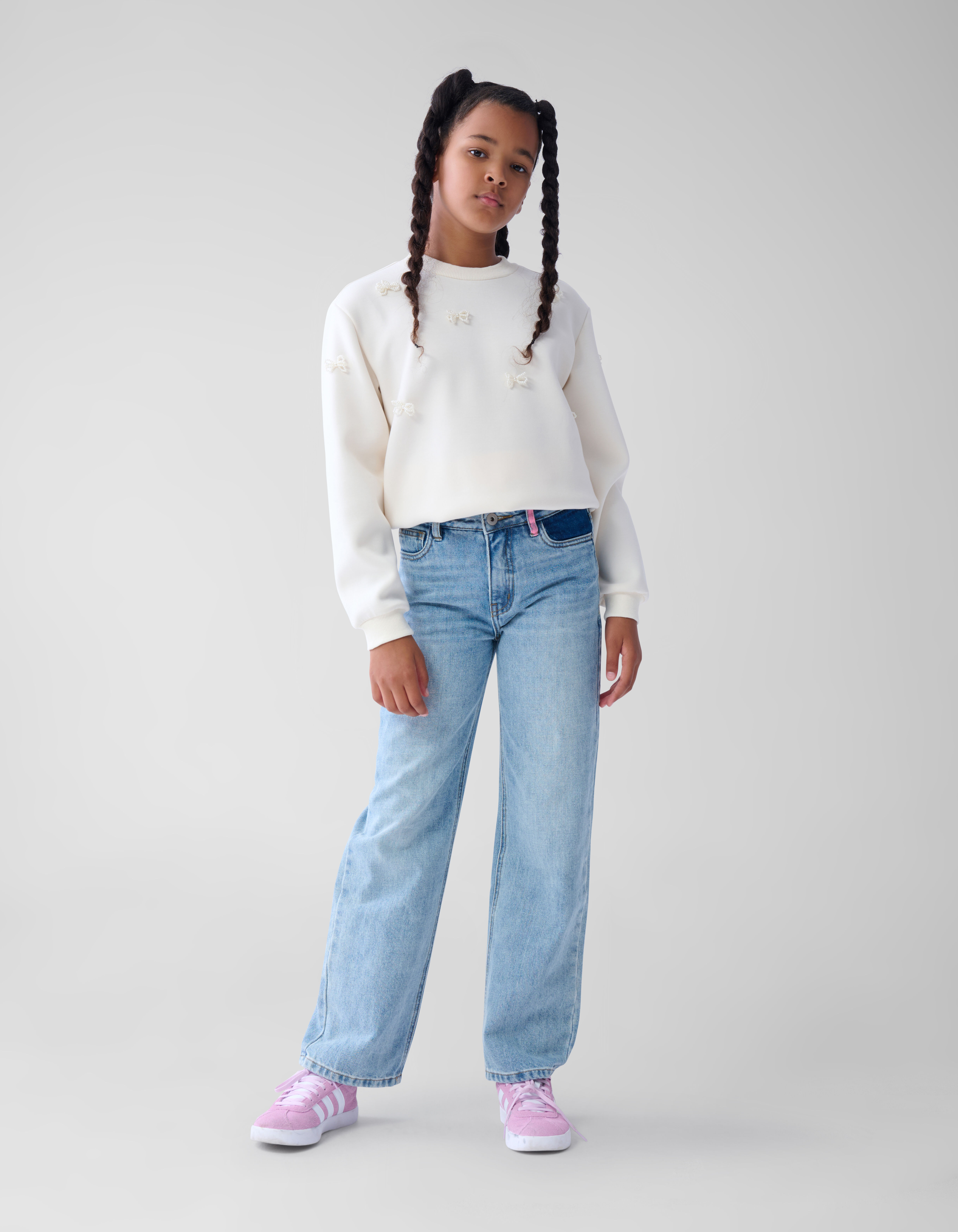 Straight Fit Jeans Bleached SHOEBY GIRLS