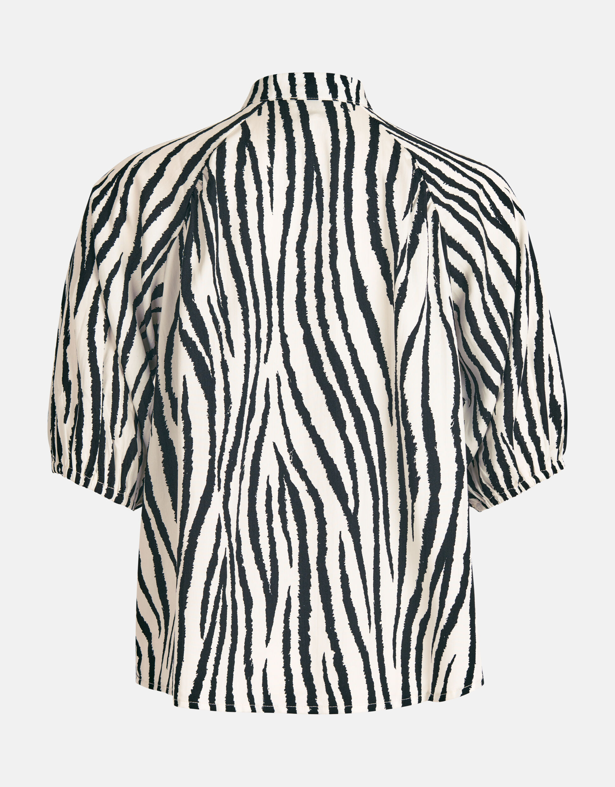 Zebra Printed Blouse Zwart/Wit SHOEBY WOMEN