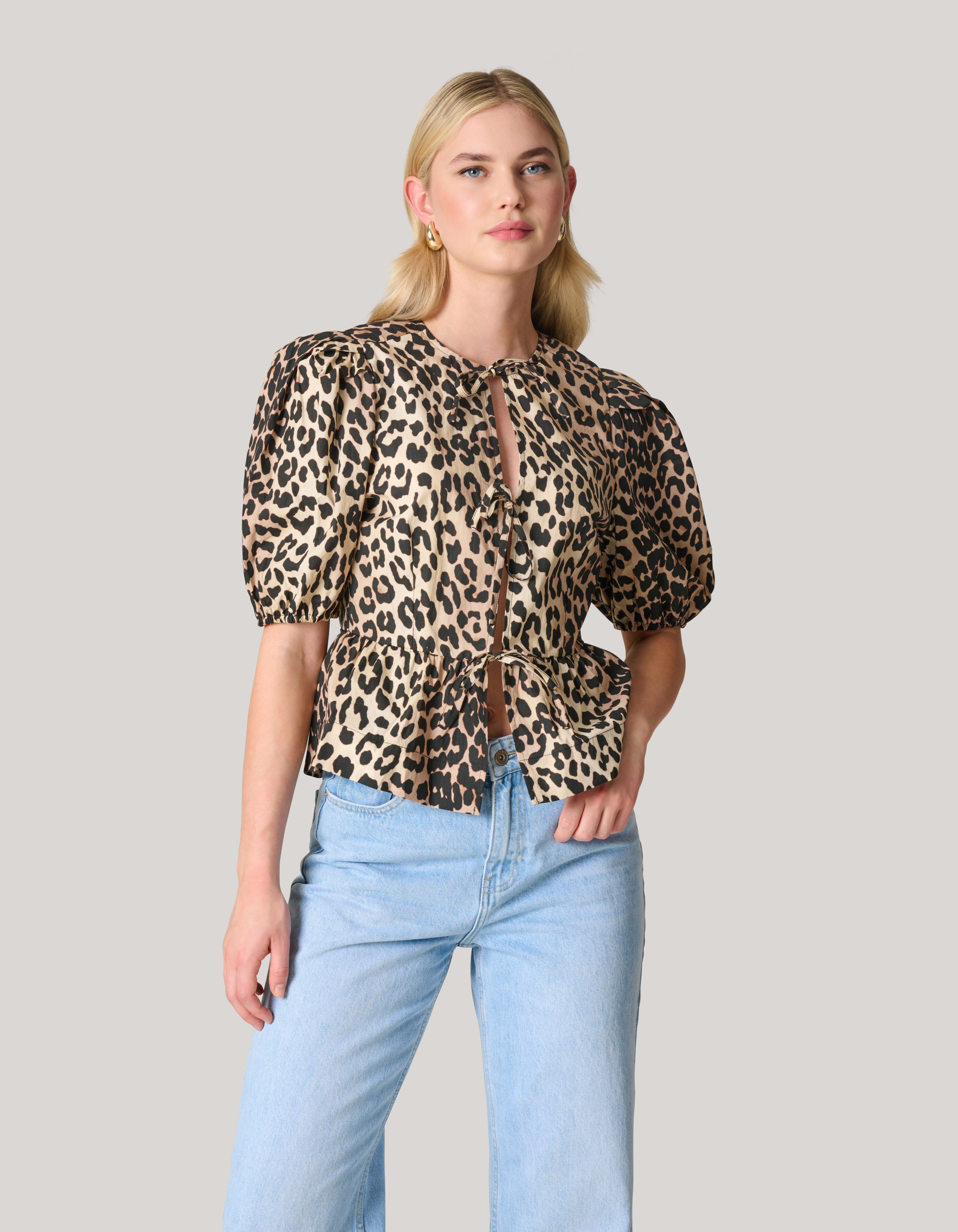 Leopard Strik Top SHOEBY WOMEN