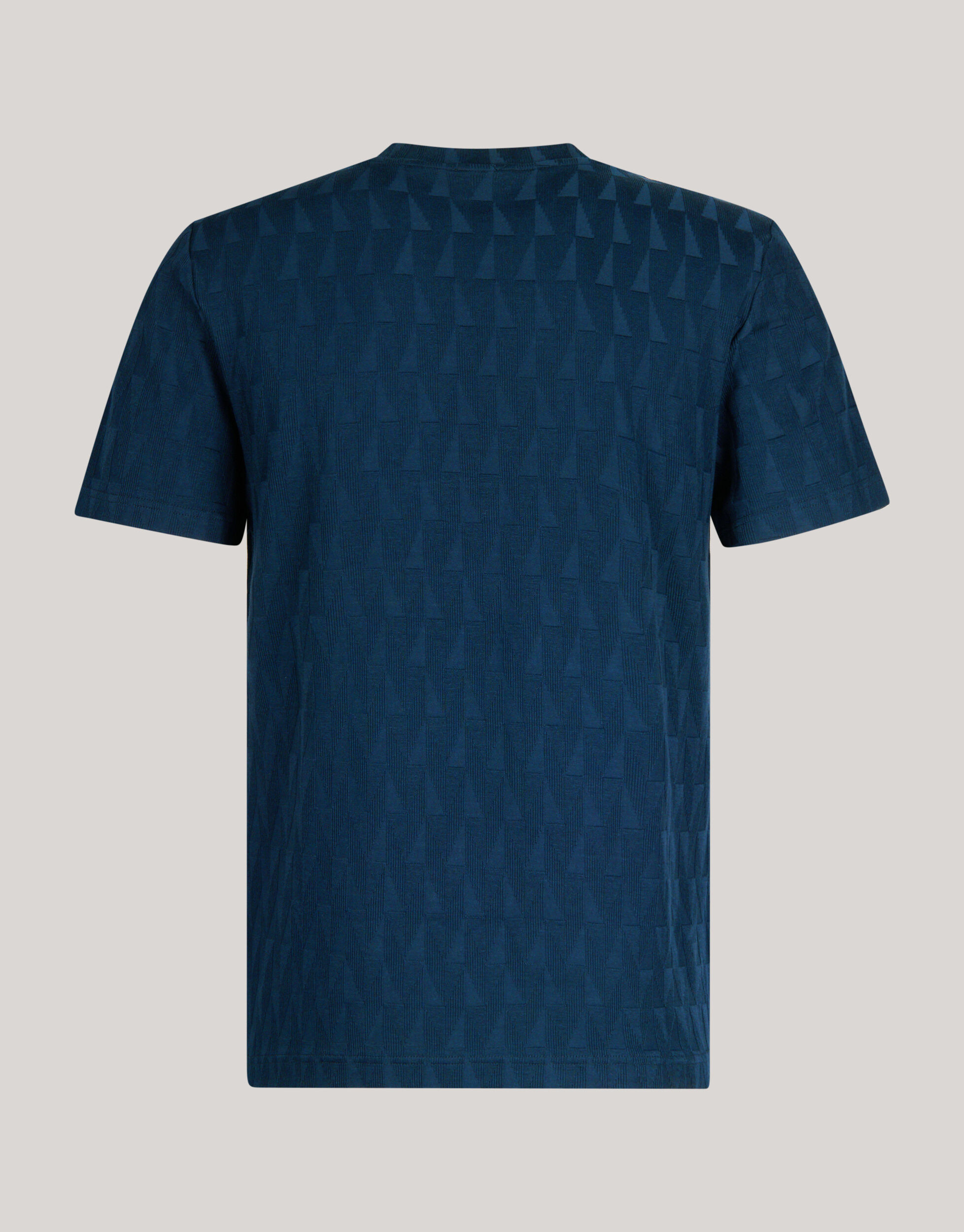 Jacquard T-shirt Donkerblauw SHOEBY MEN