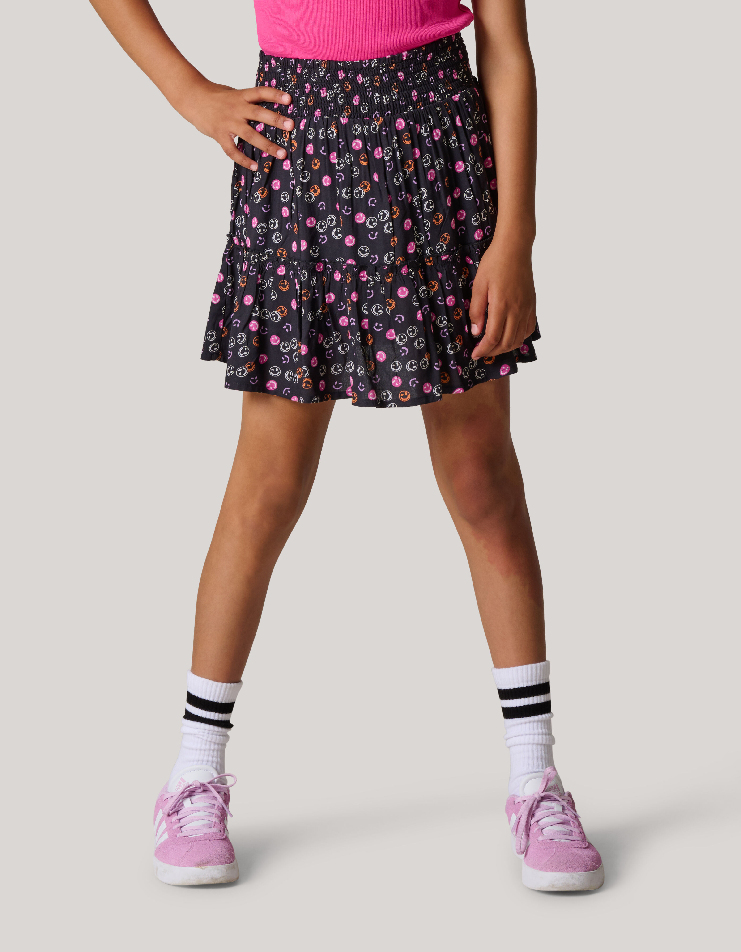 Printed Rok Donkergrijs SHOEBY GIRLS