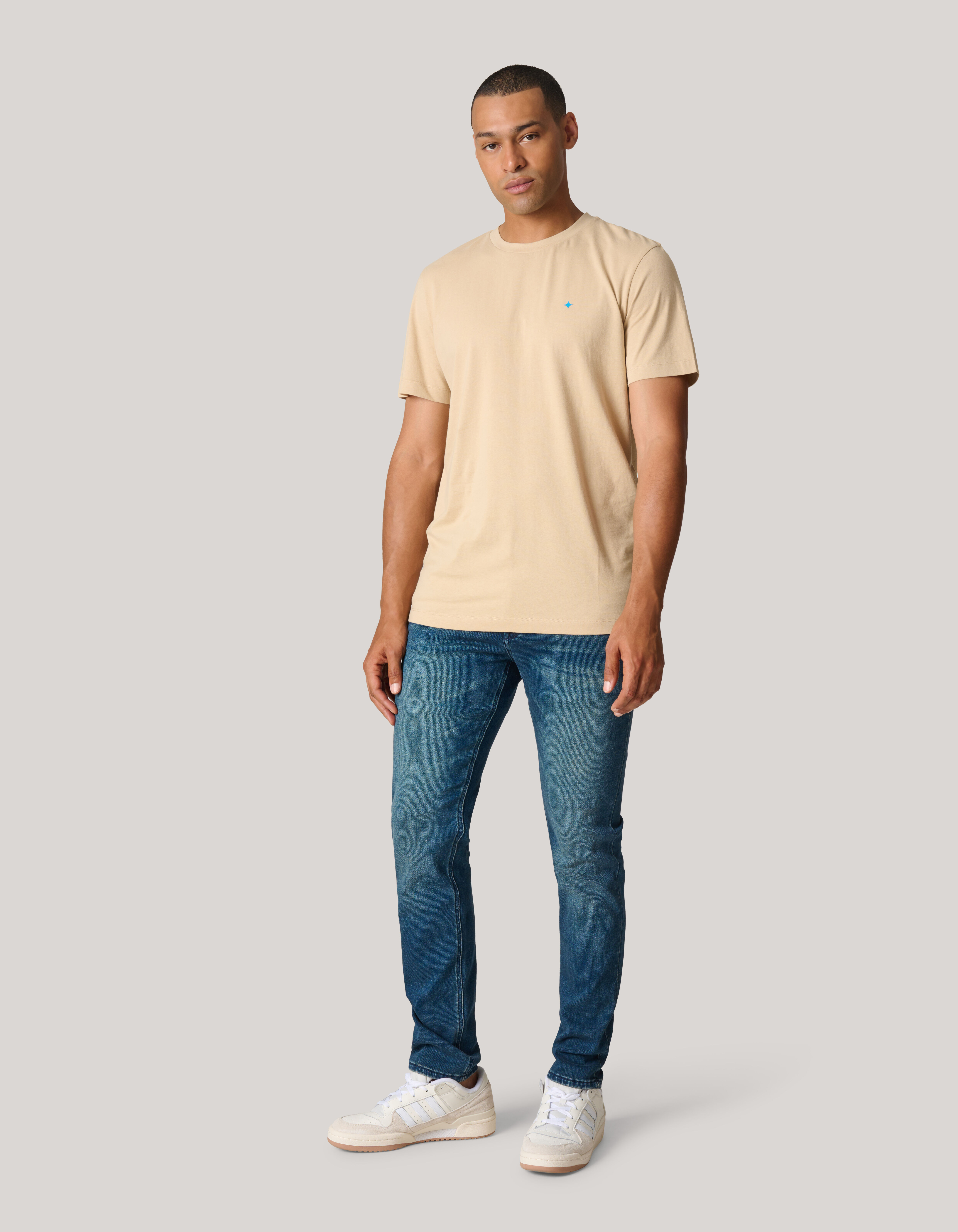 Logo T-shirt Beige SHOEBY MEN