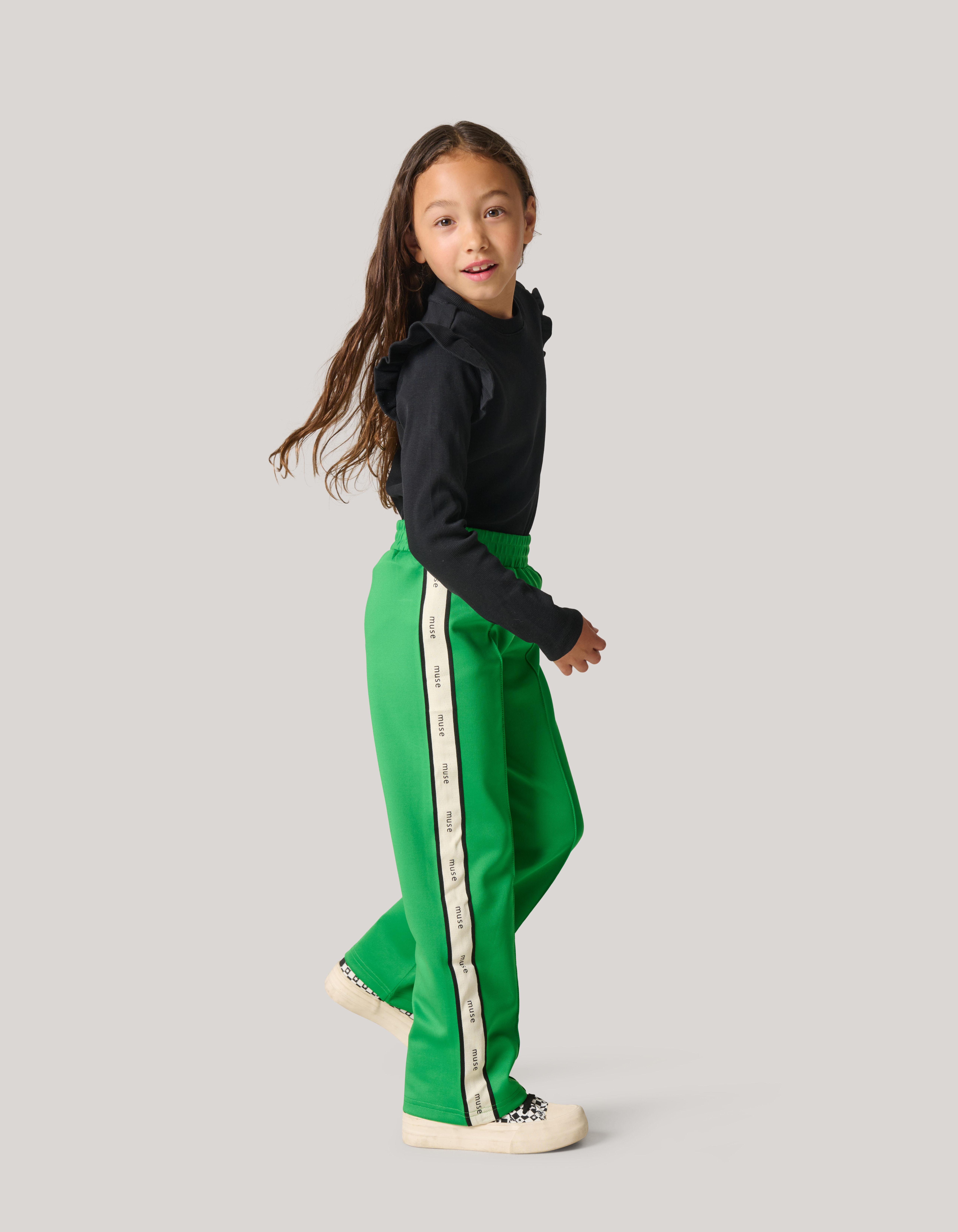 Sporty Tape Broek Groen SHOEBY GIRLS