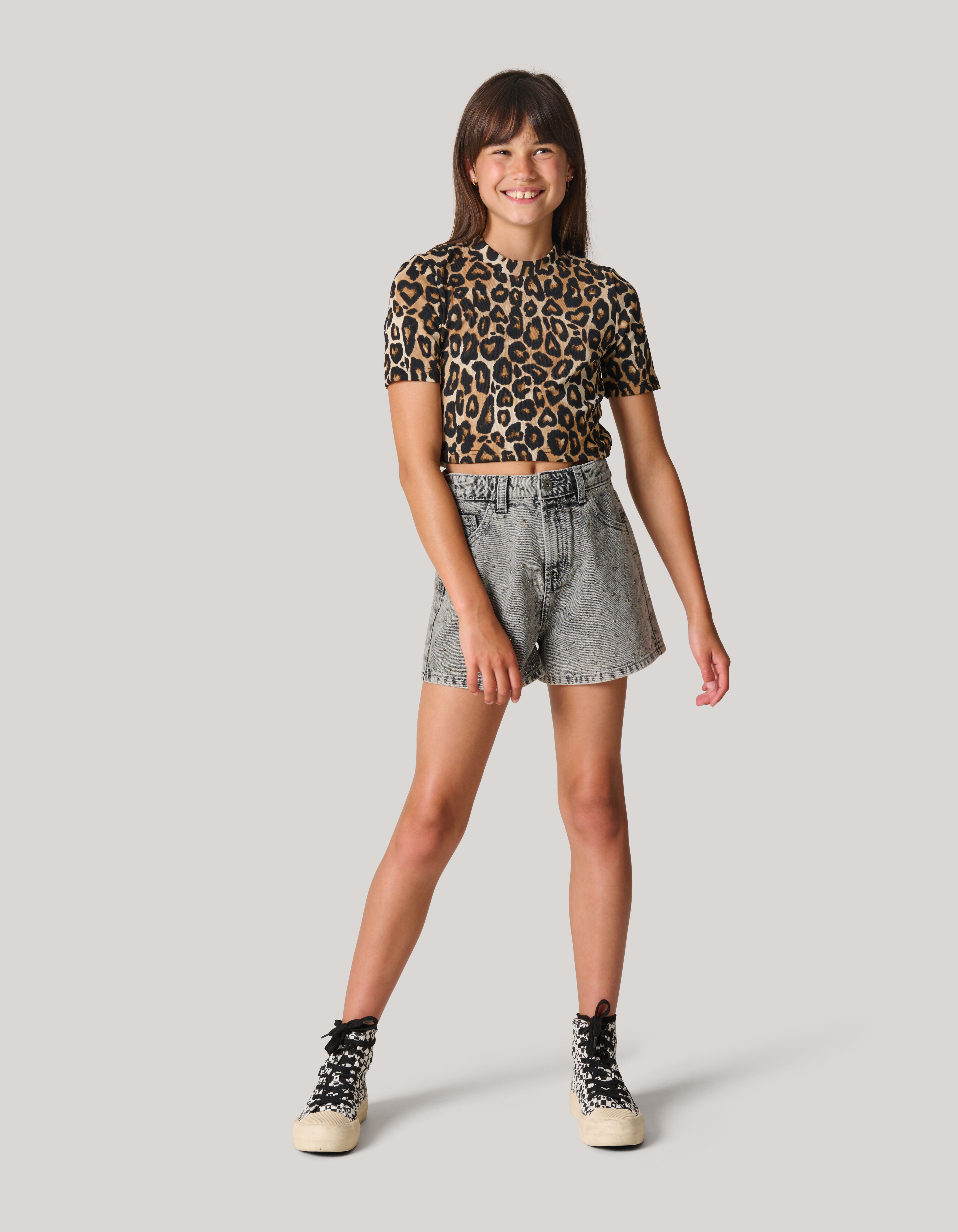 Leopard Crop Top SHOEBY GIRLS