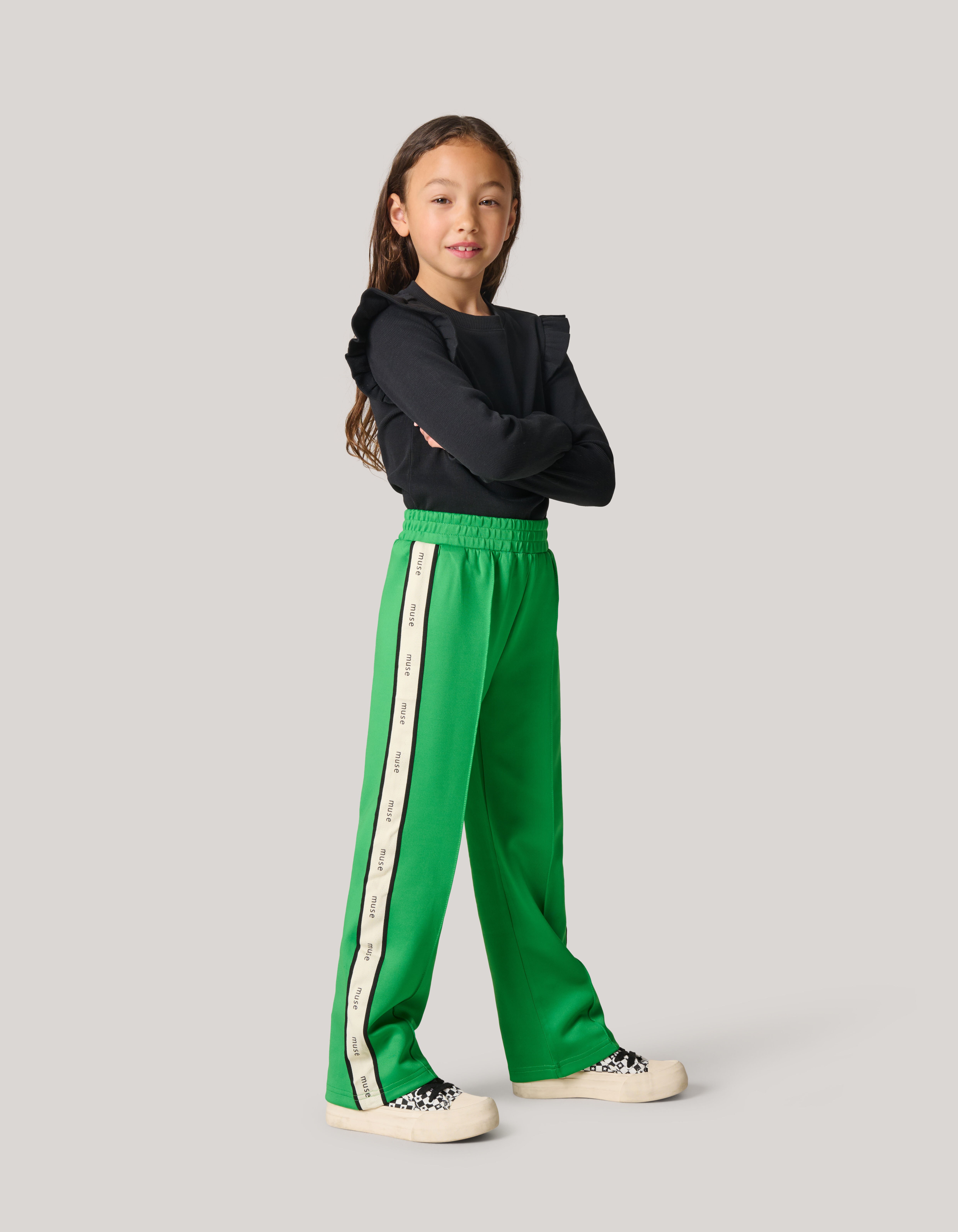 Sporty Tape Broek Groen SHOEBY GIRLS