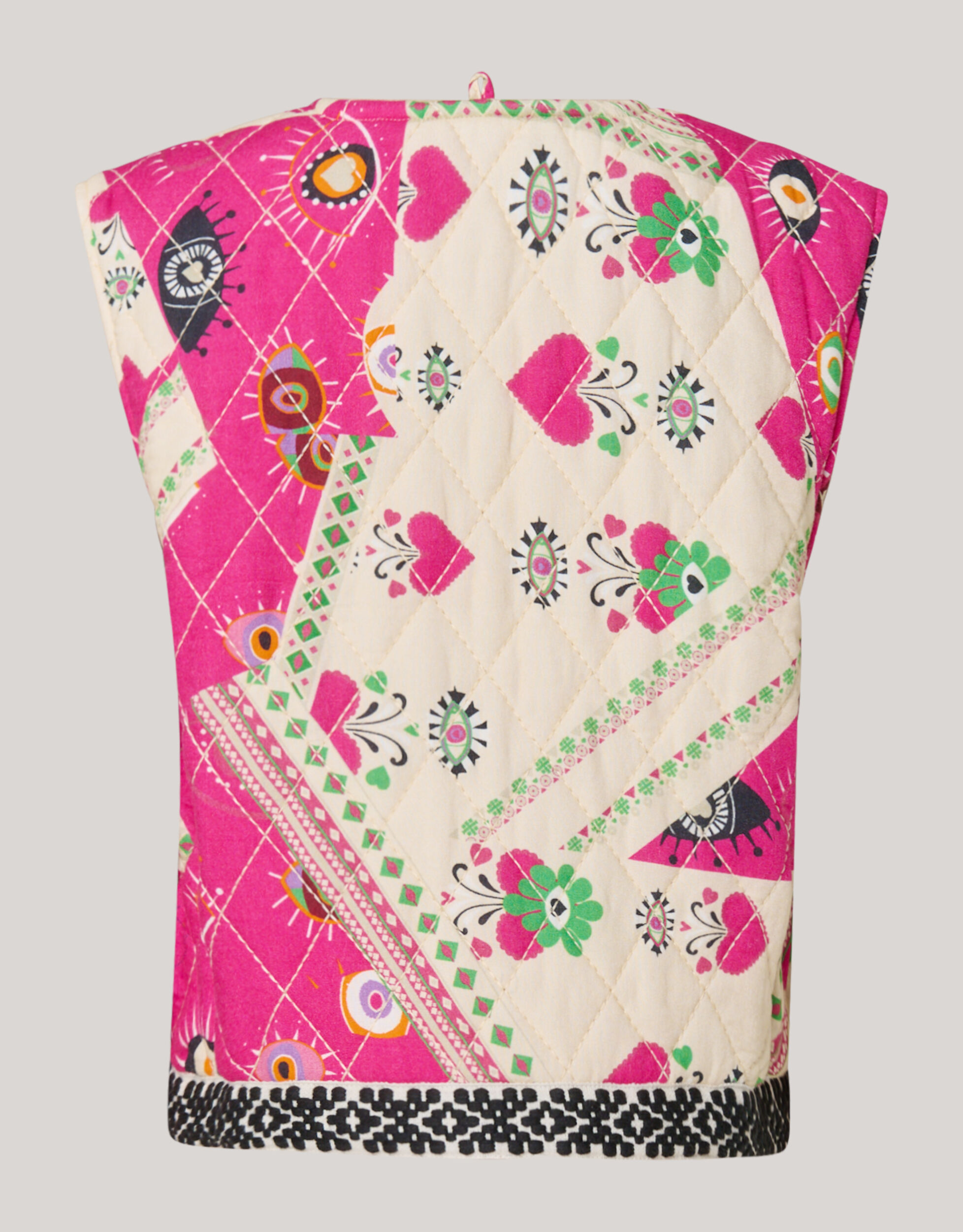 Printed Gilet Roze By Lizzy SHOEBY GIRLS