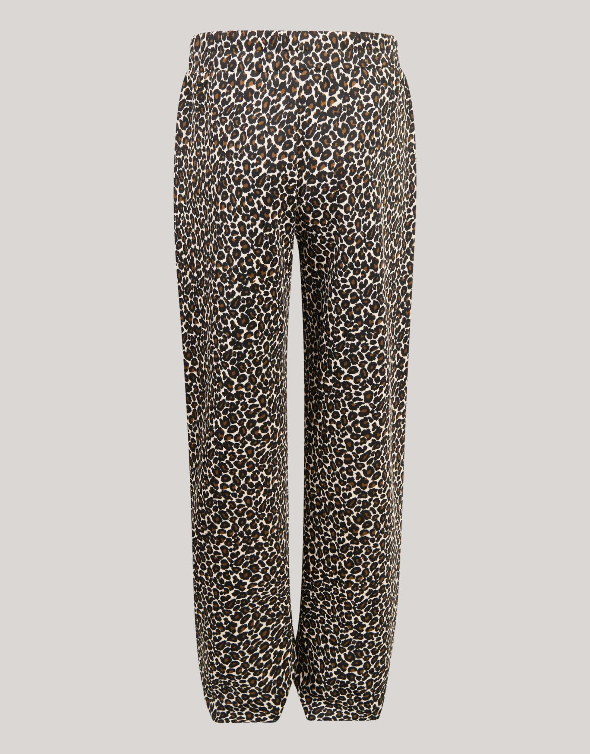 Leopard Wide Leg Broek Bruin SHOEBY GIRLS