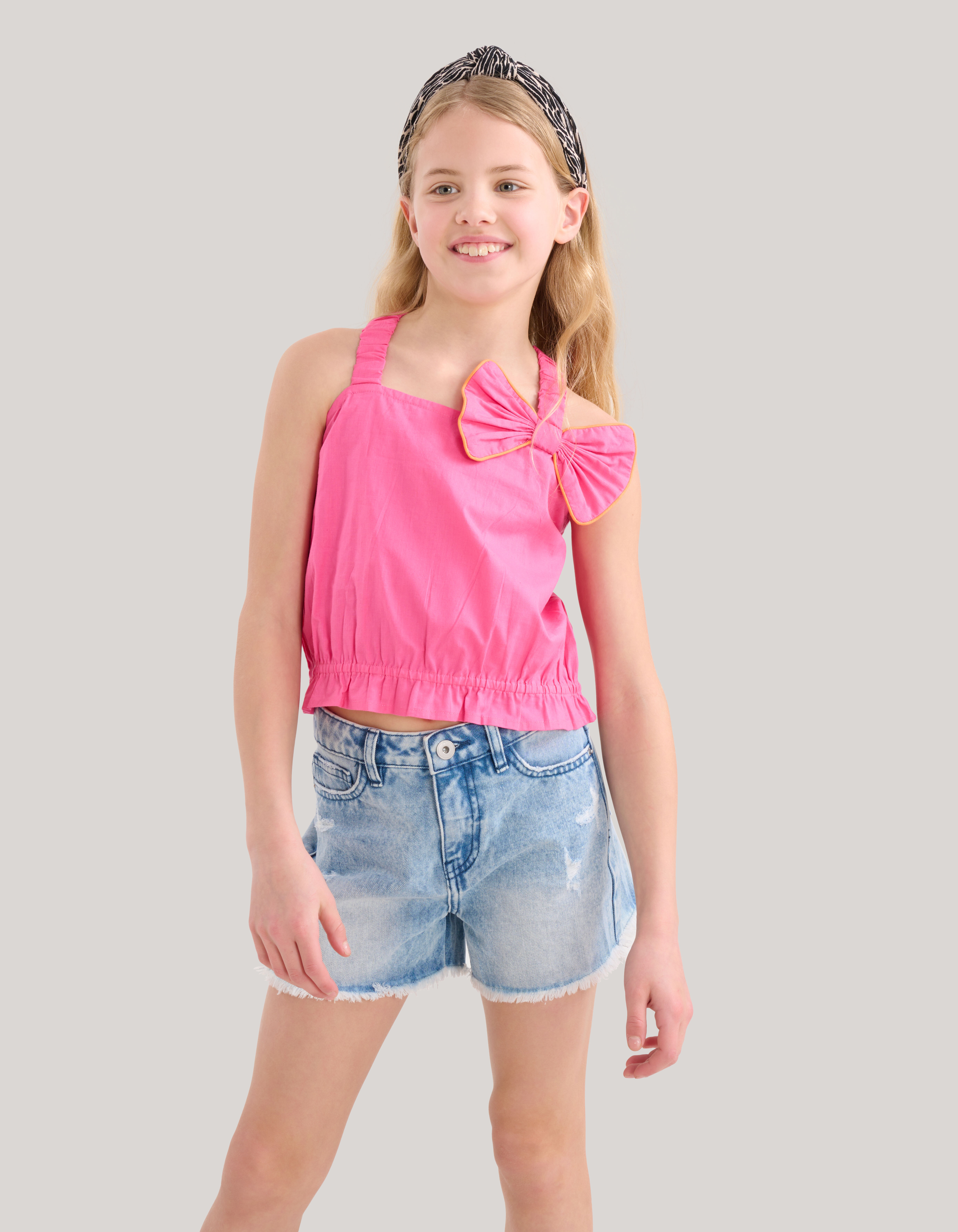 Strik Top Roze SHOEBY GIRLS