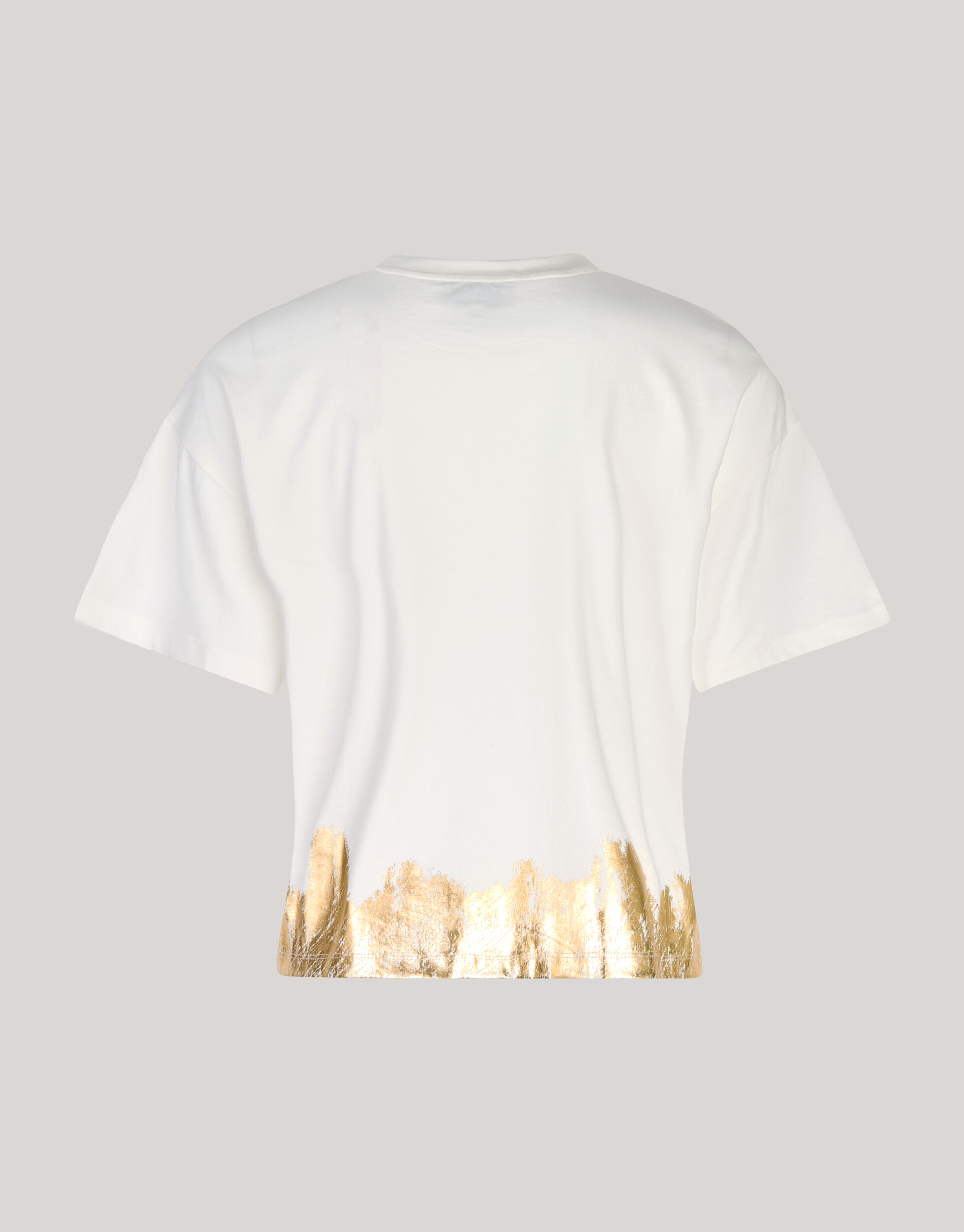 Goud Detail T-shirt Gebroken Wit By Mieke SHOEBY WOMEN