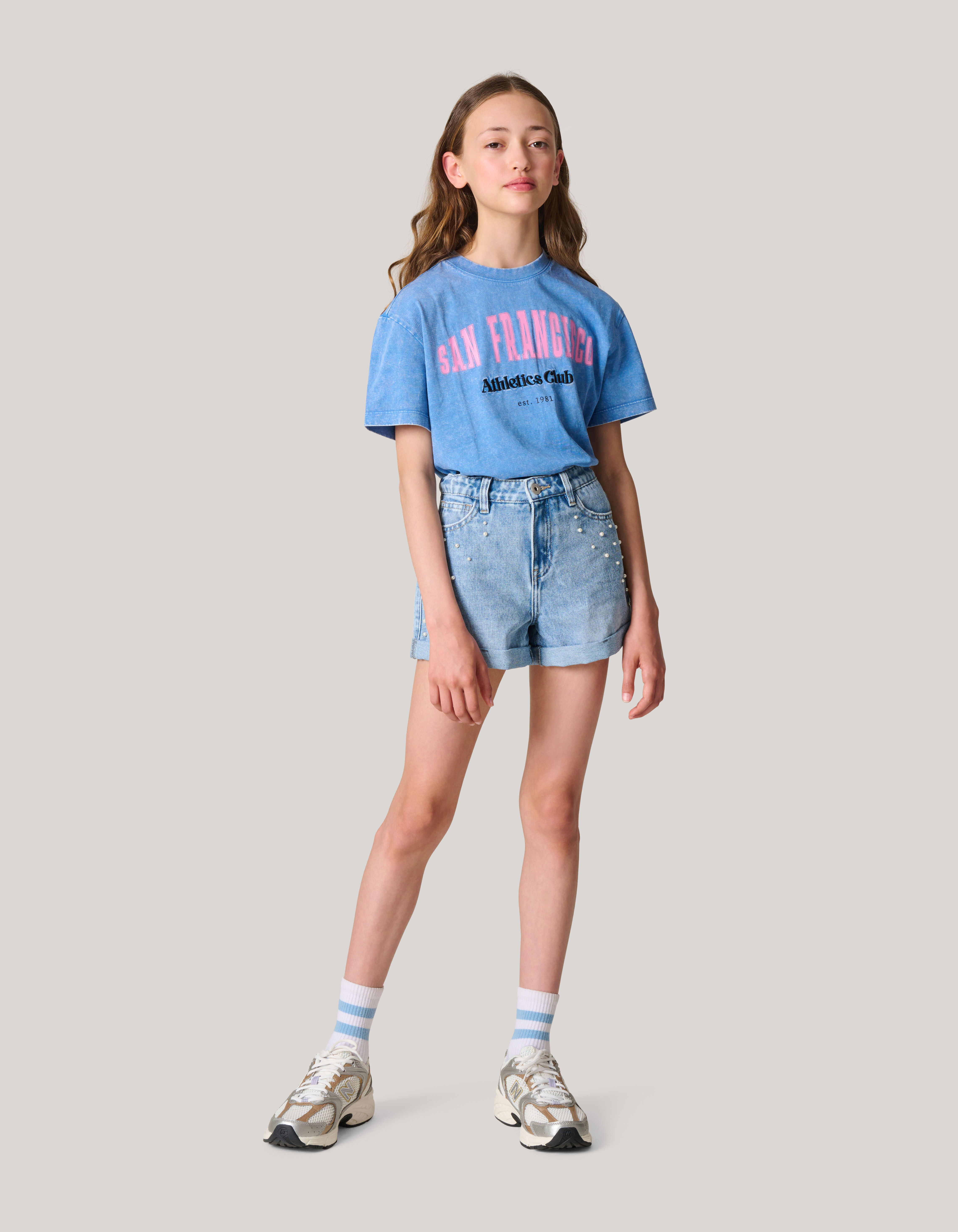 Pearl Denim Short SHOEBY GIRLS