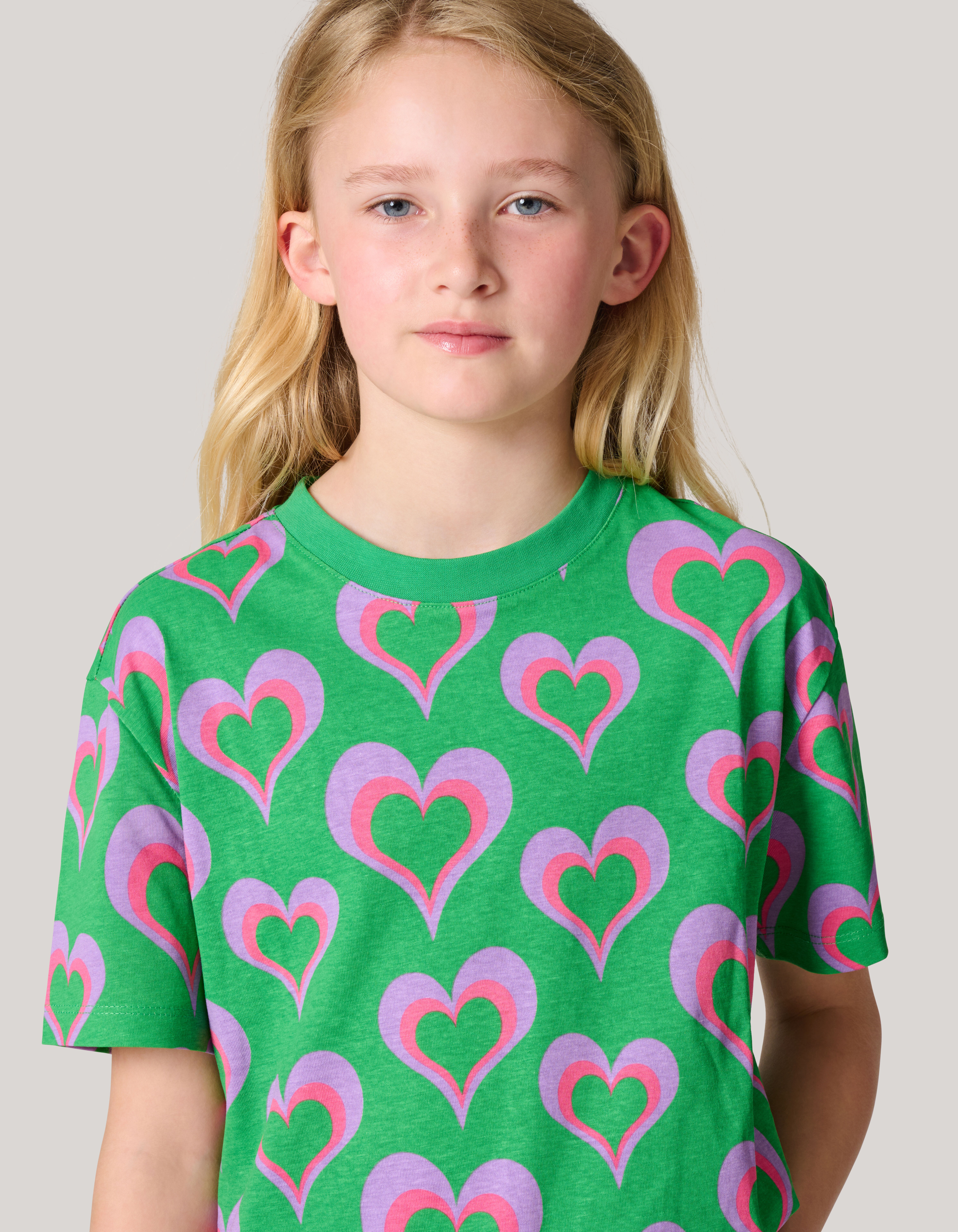 Printed T-shirt Groen SHOEBY GIRLS