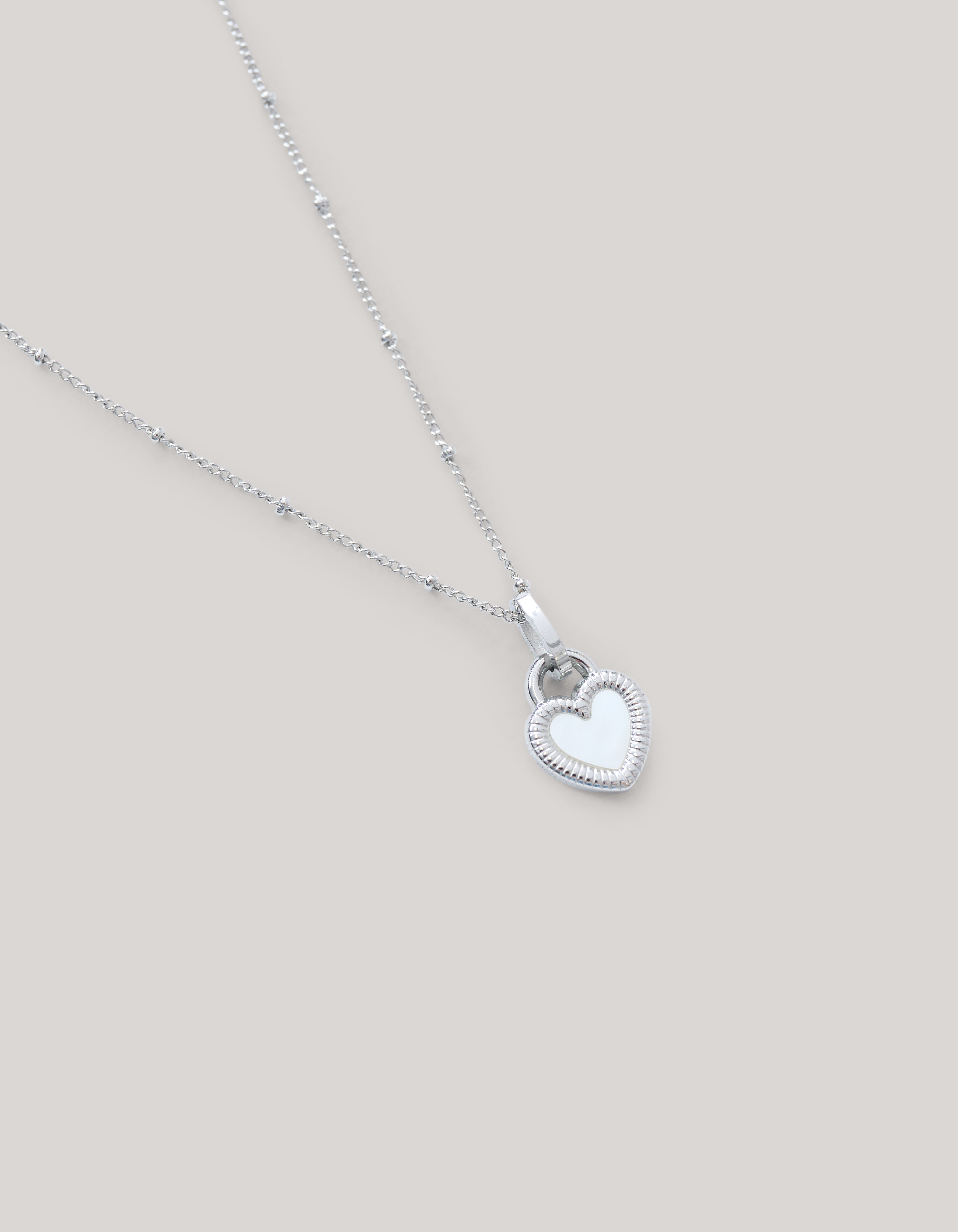 Heart Ketting Zilver SHOEBY ACCESSOIRES