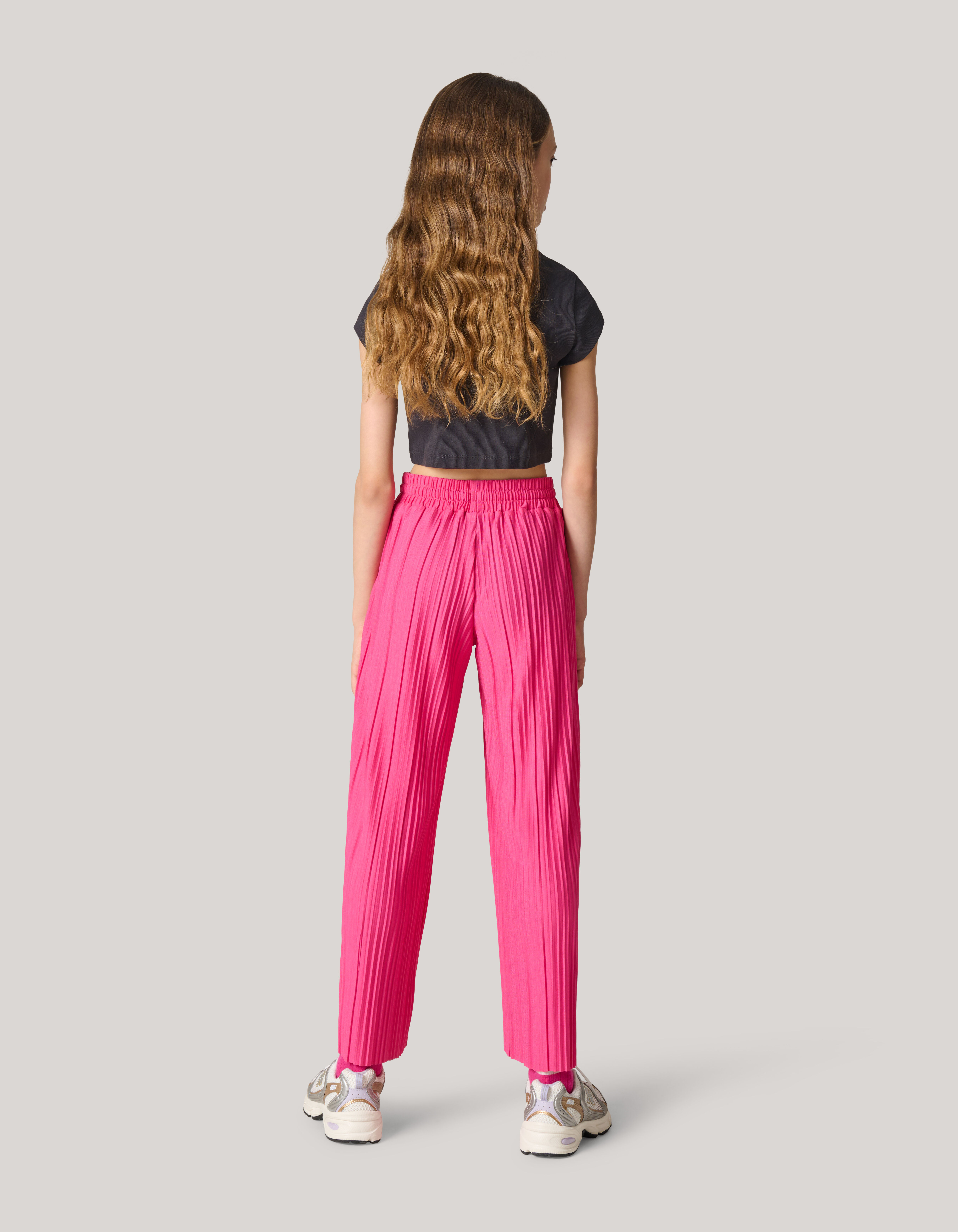 Plissé Broek Roze SHOEBY GIRLS