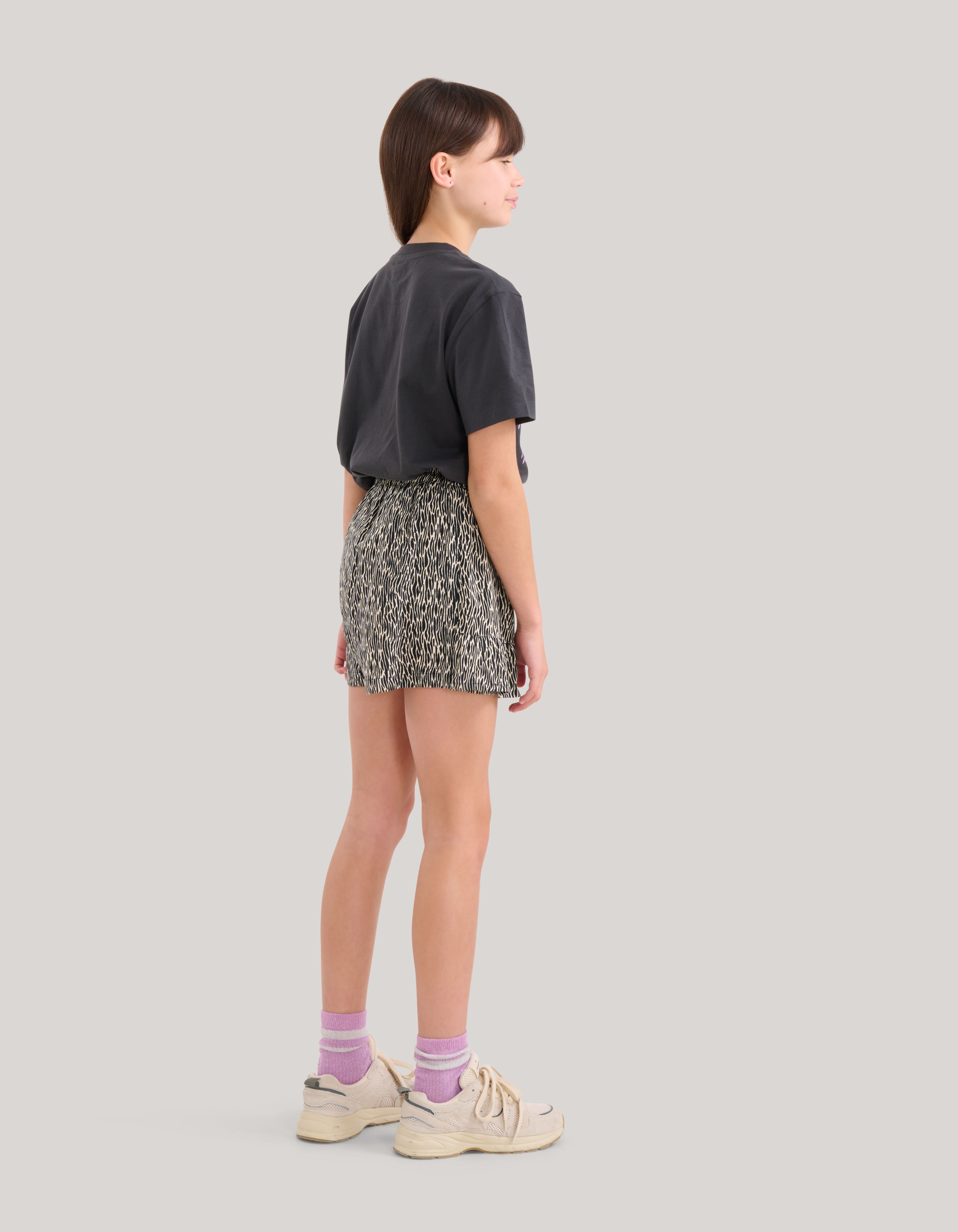 Printed Skort Zwart SHOEBY GIRLS