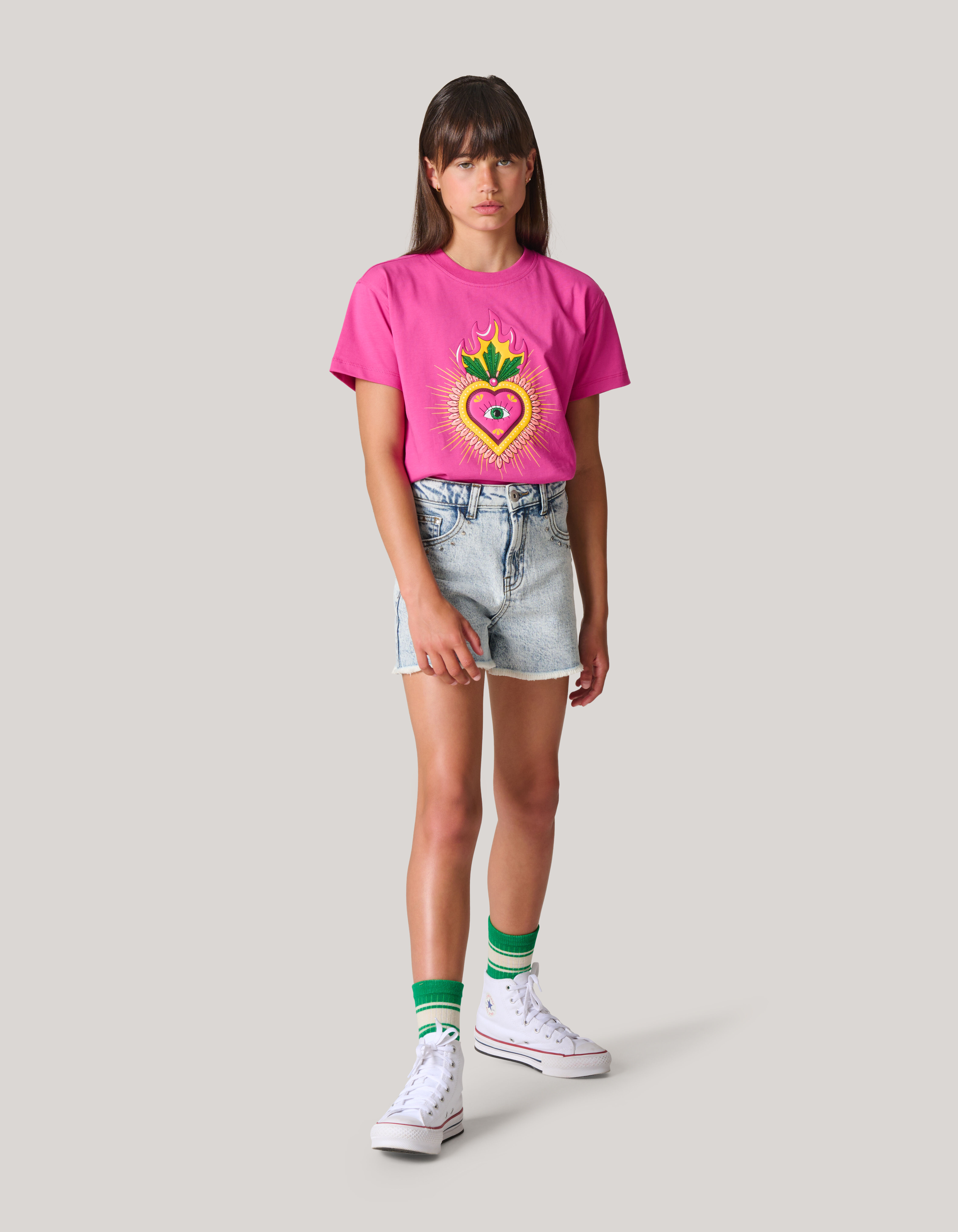 Artwork T-shirt Roze SHOEBY GIRLS