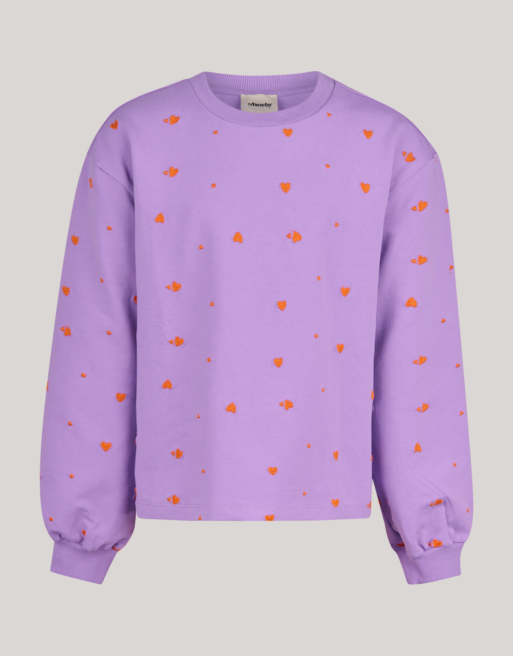 Heart Printed Longsleeve Paars SHOEBY GIRLS