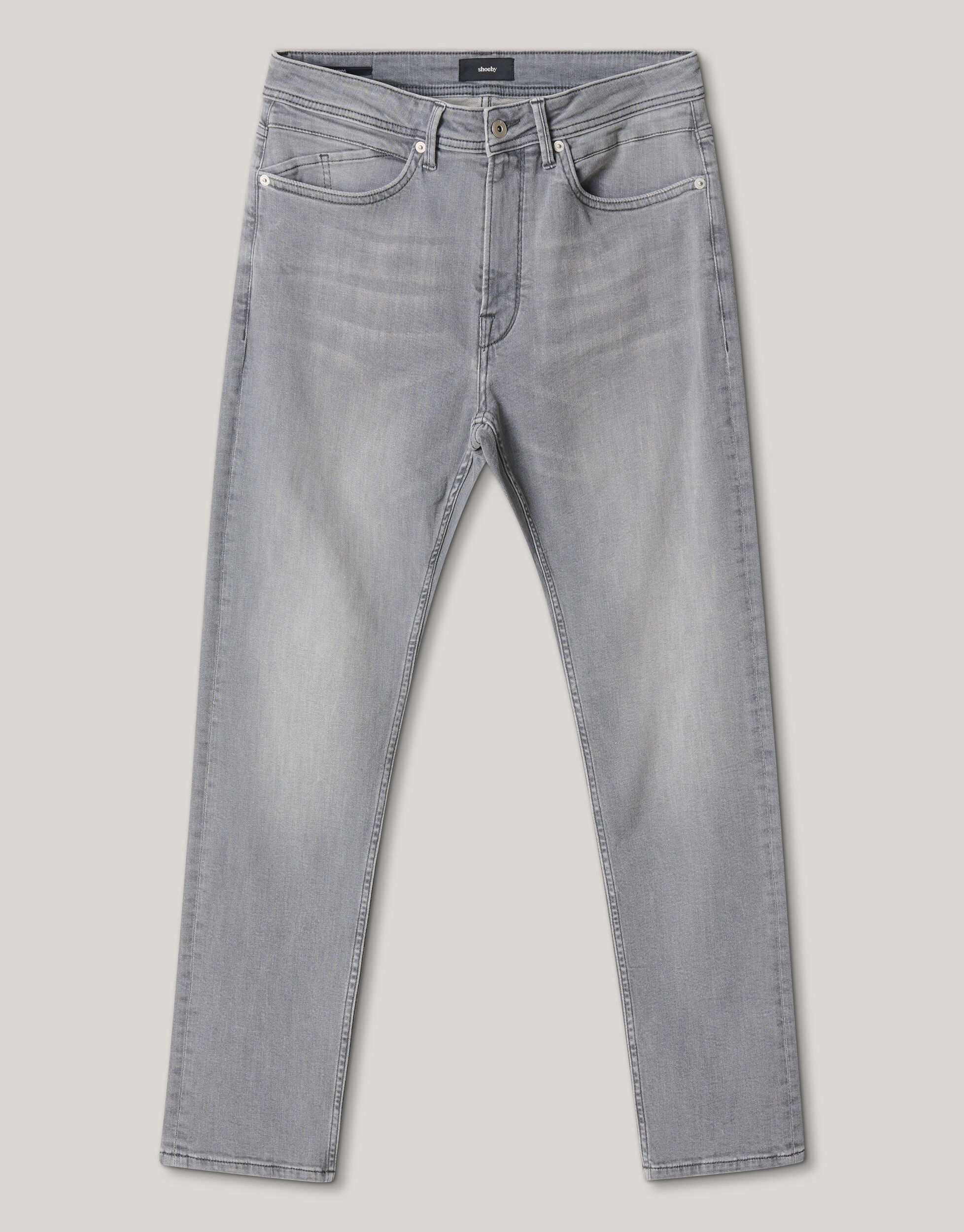 Straight Fit Jeans Grijs L32 SHOEBY MEN