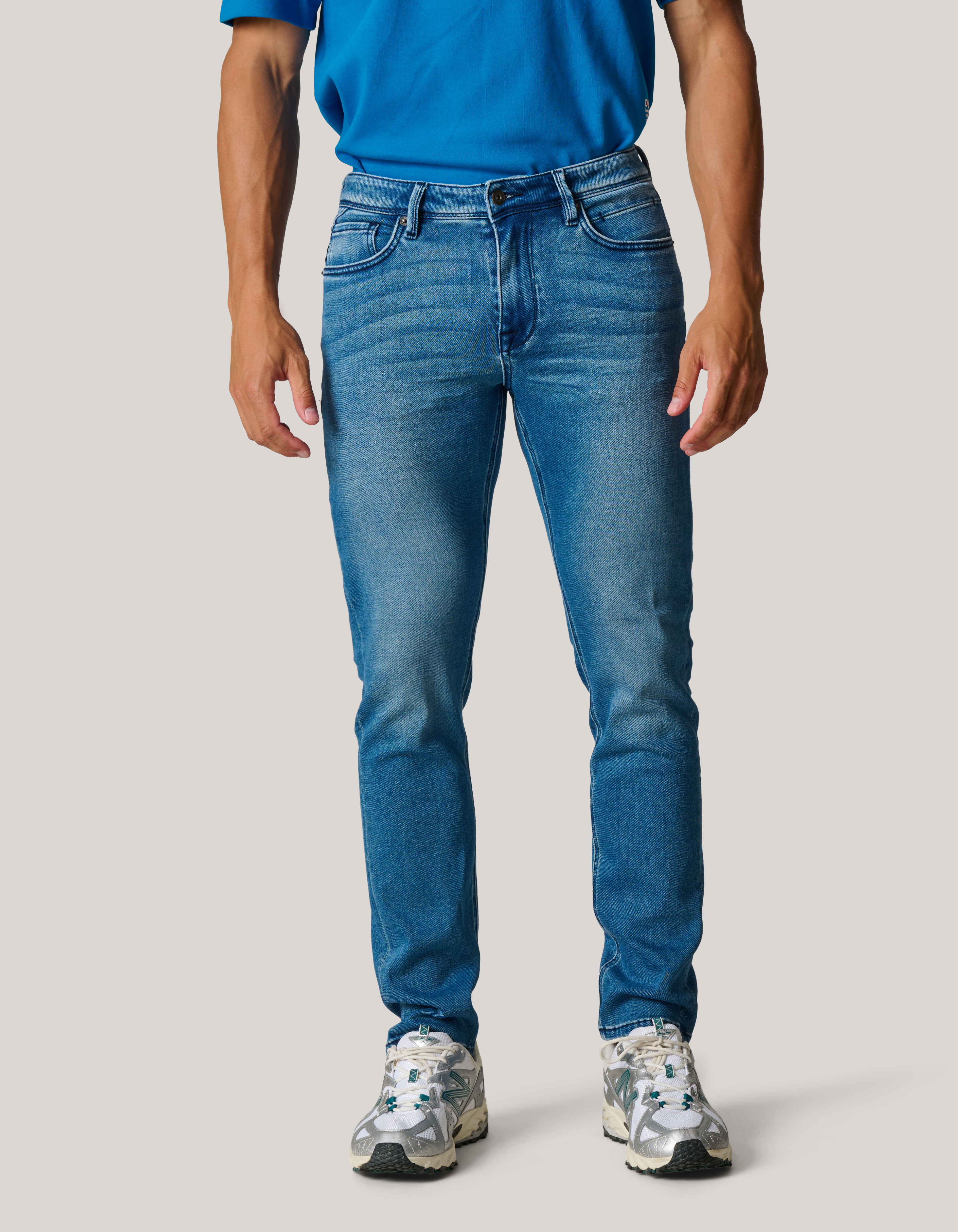 Slim Fit Jog Jeans Mediumstone L34 SHOEBY MEN