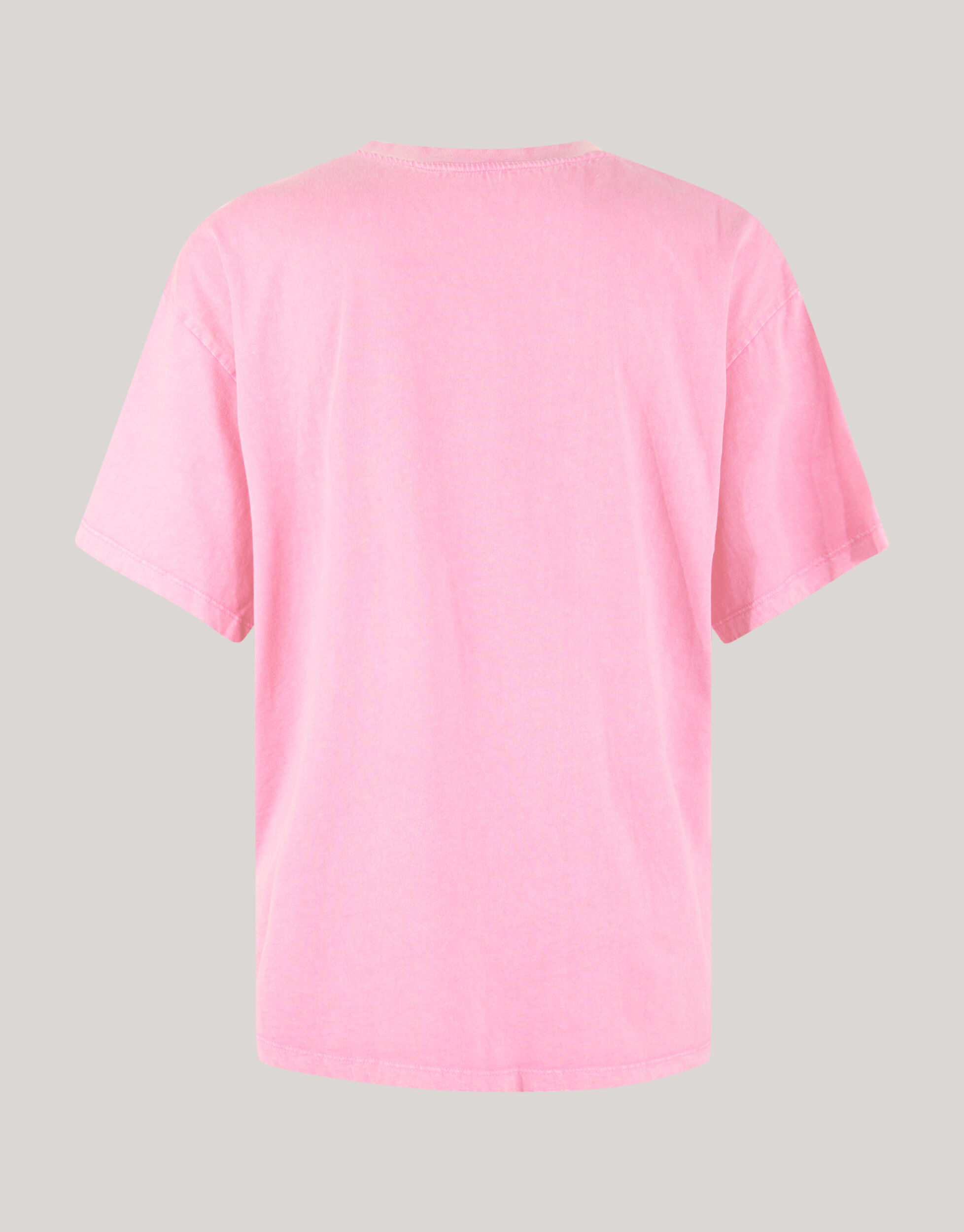 Washed Logo T-shirt Roze SHOEBY WOMEN