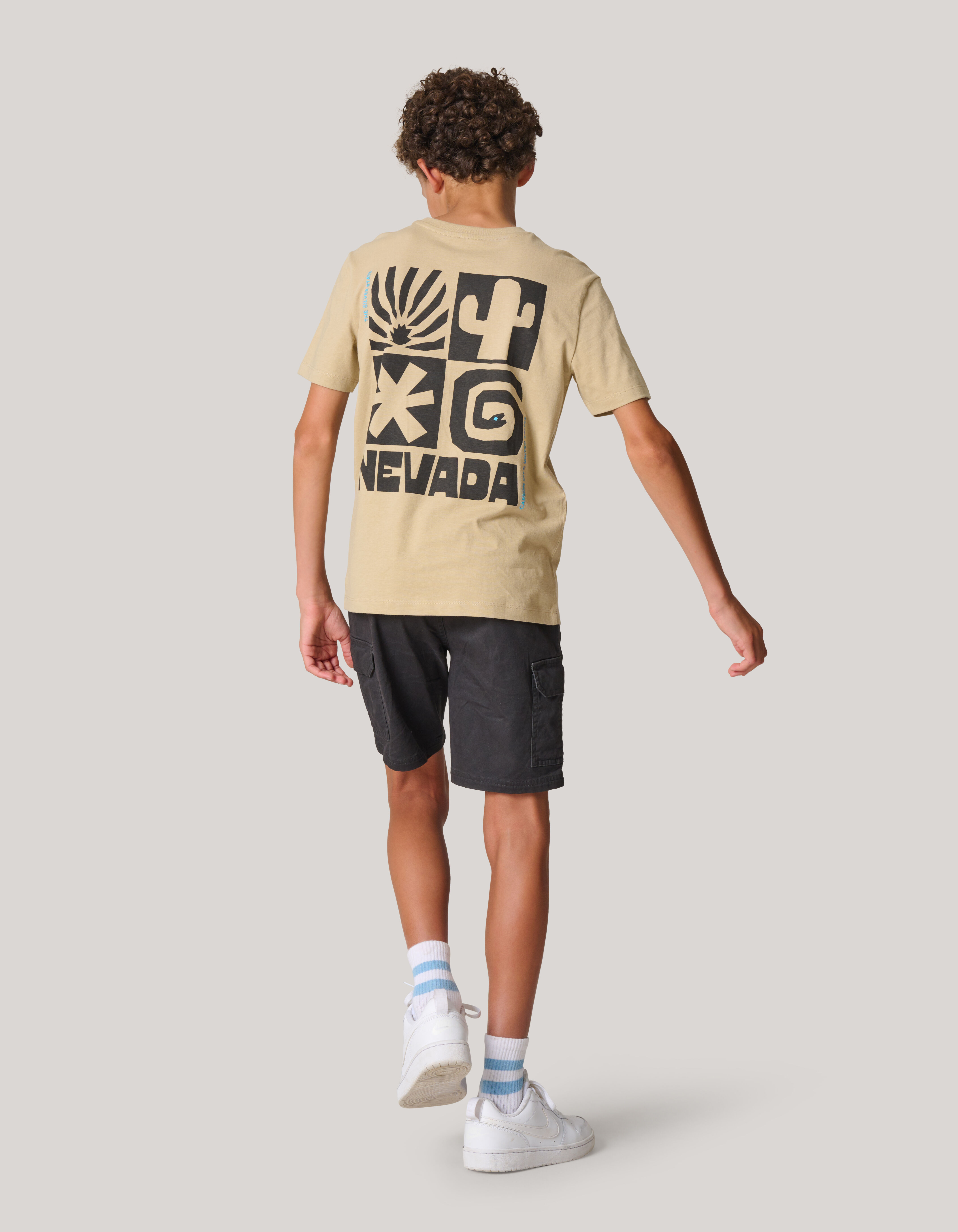 Big Artwork T-shirt Zand SHOEBY BOYS