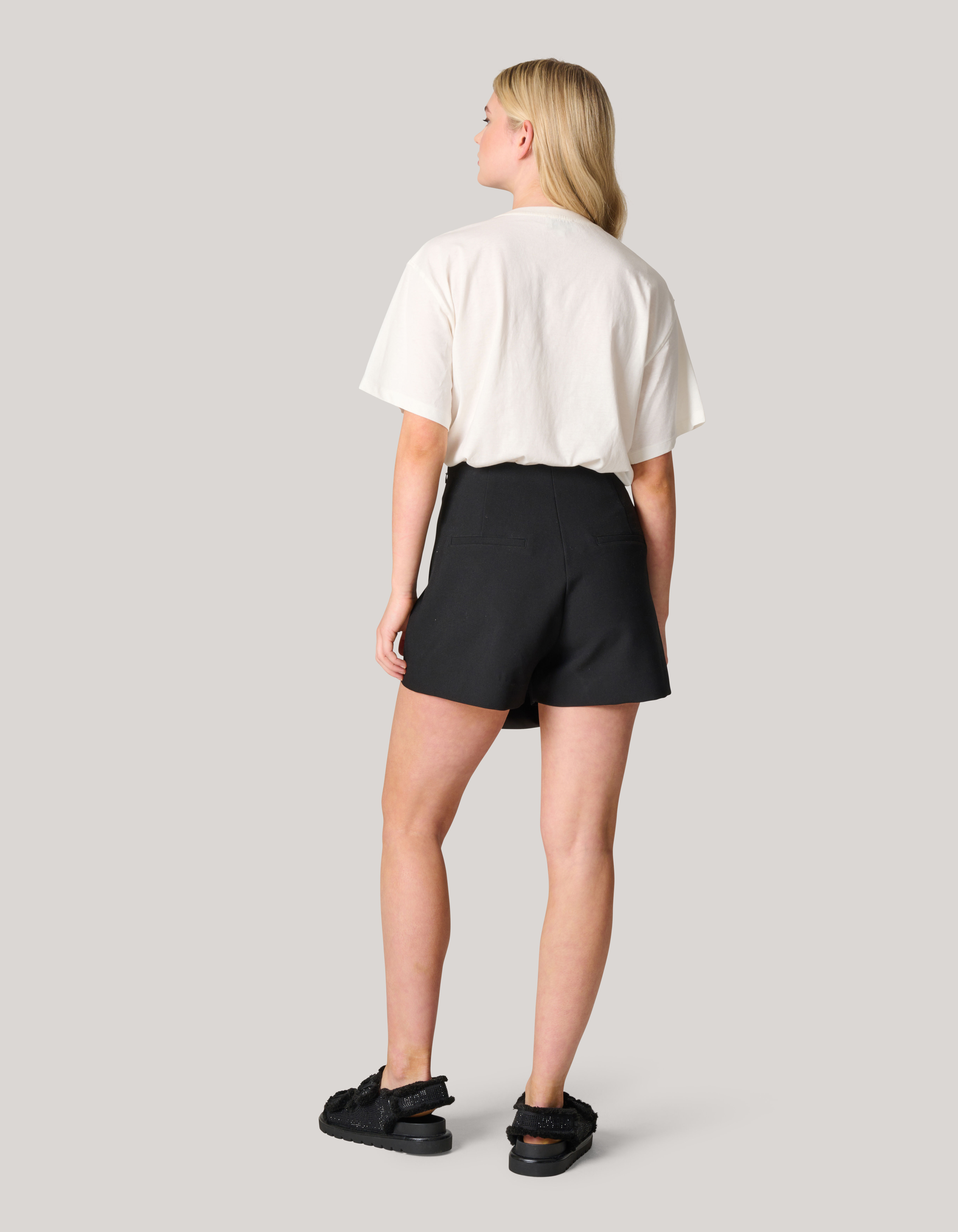 Embellished Cargo Skort Zwart SHOEBY WOMEN