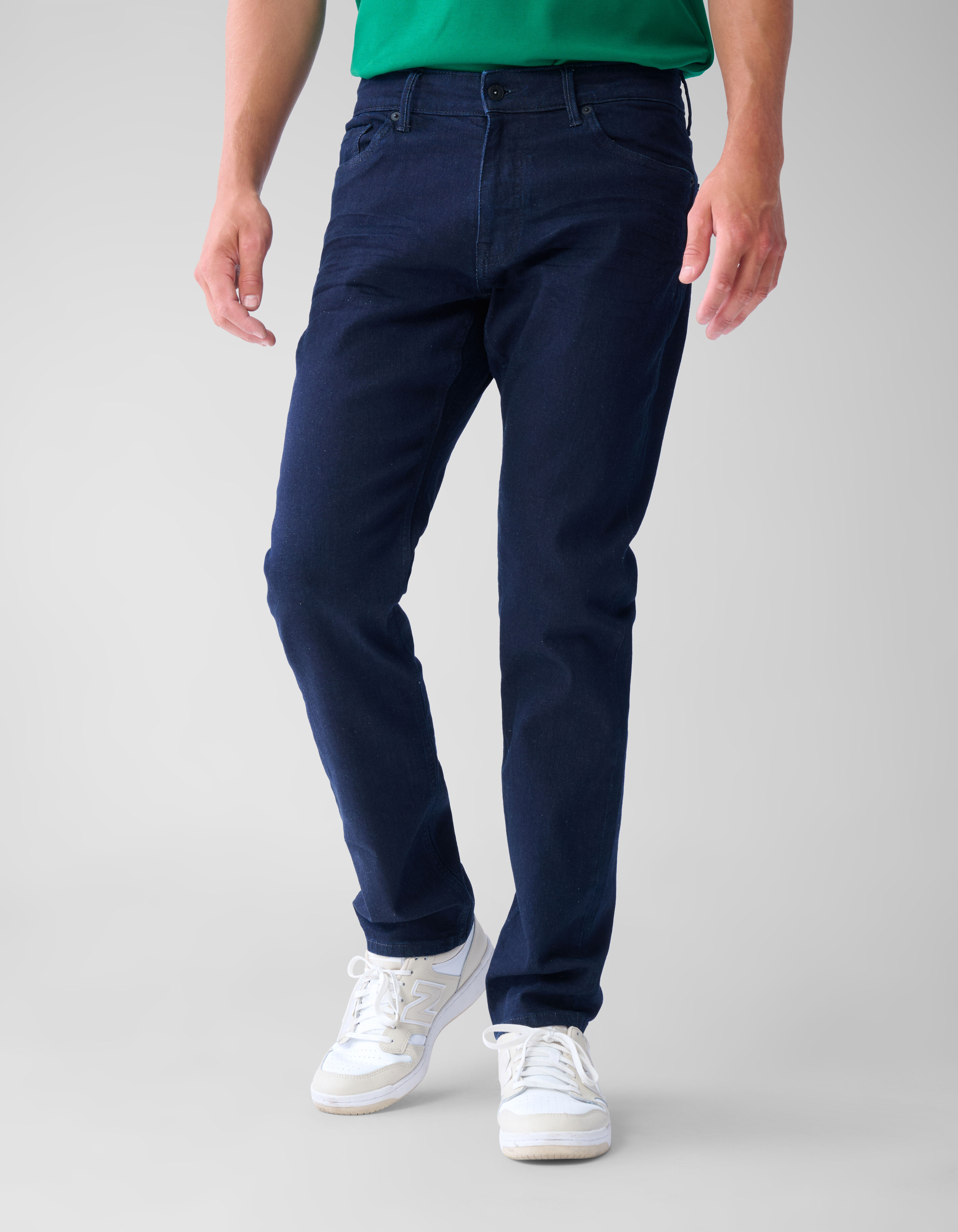 Slim Fit Jeans Donkerblauw L32 SHOEBY MEN