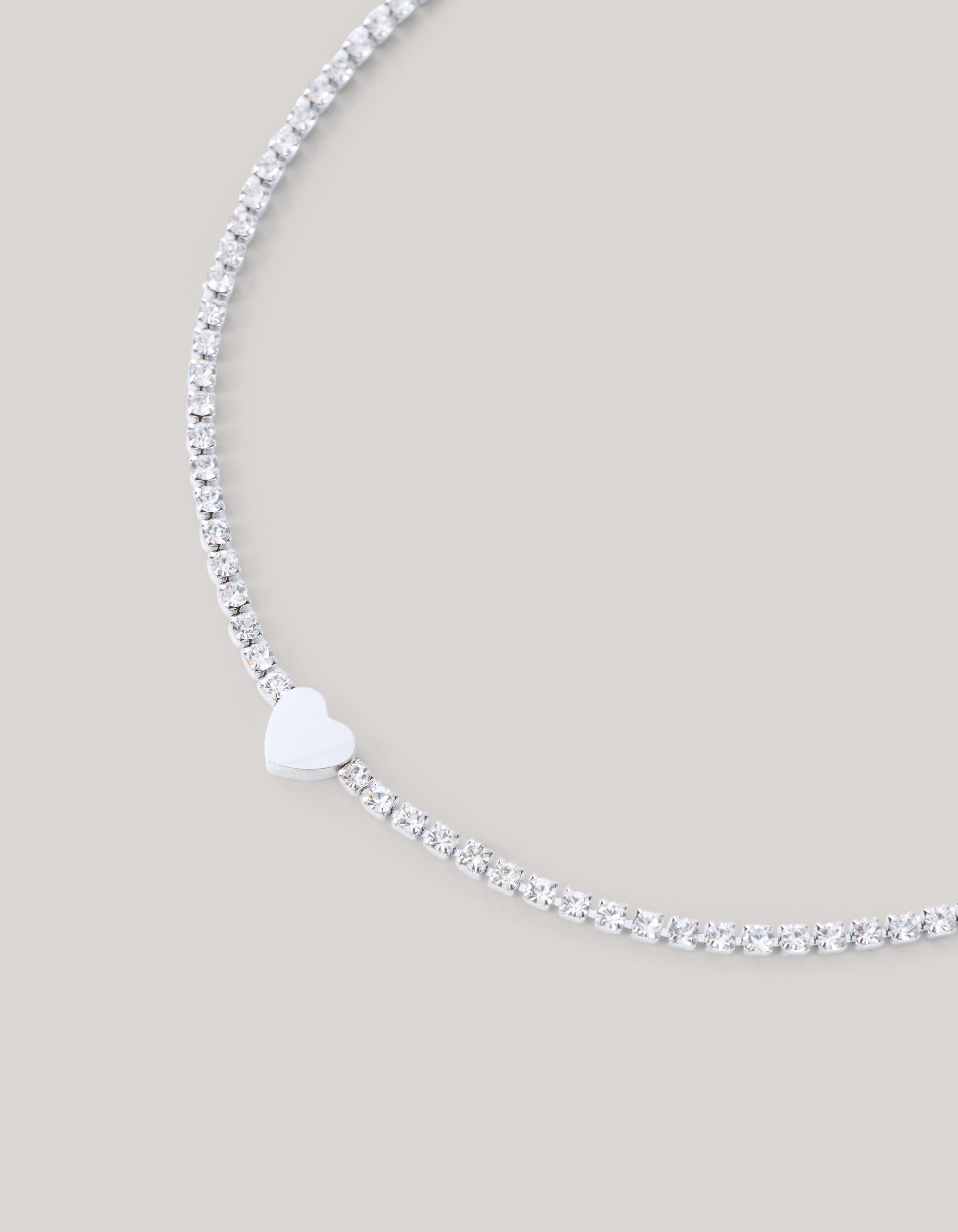 Heart Ketting Zilver SHOEBY ACCESSOIRES