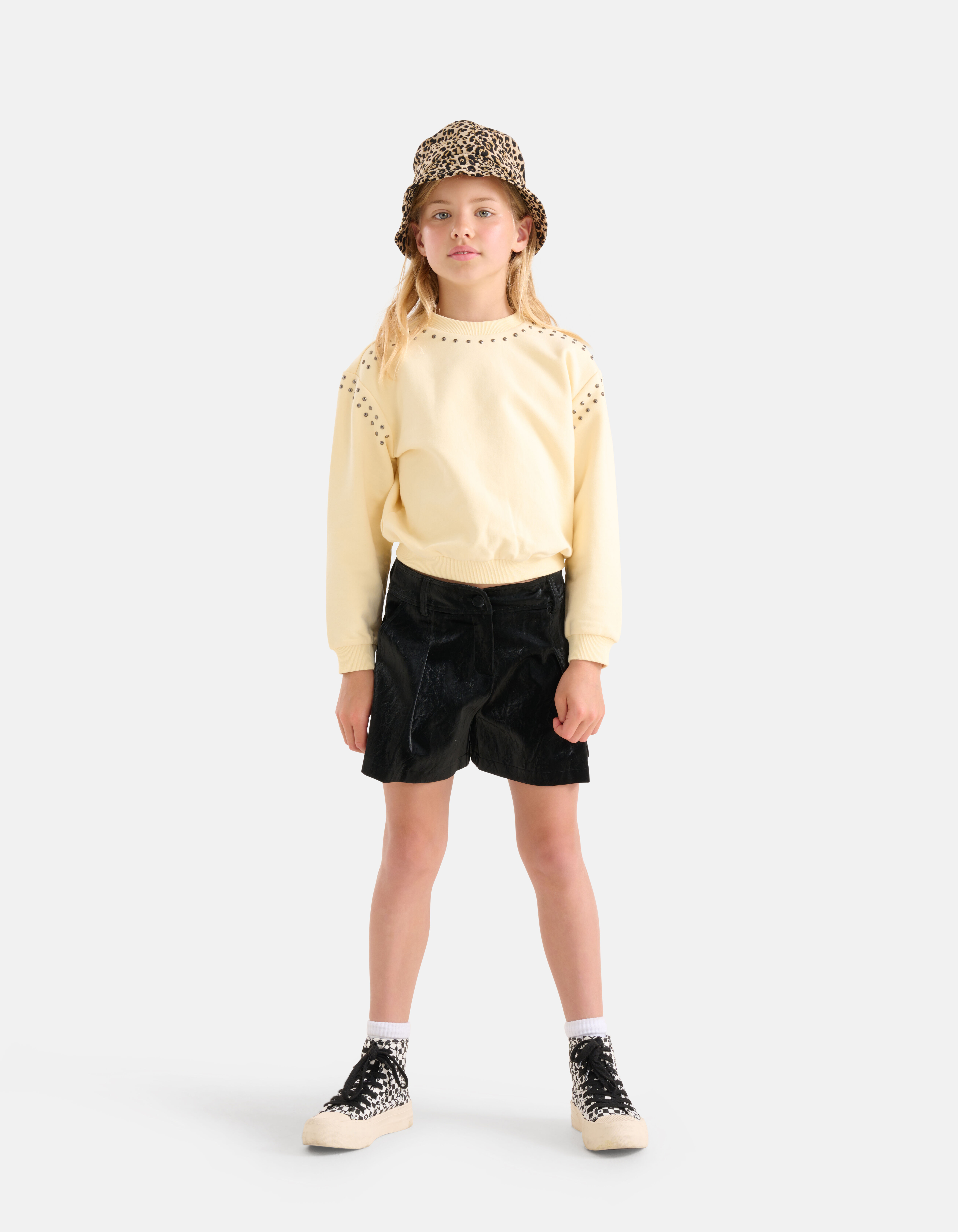 Coated Short Zwart SHOEBY GIRLS