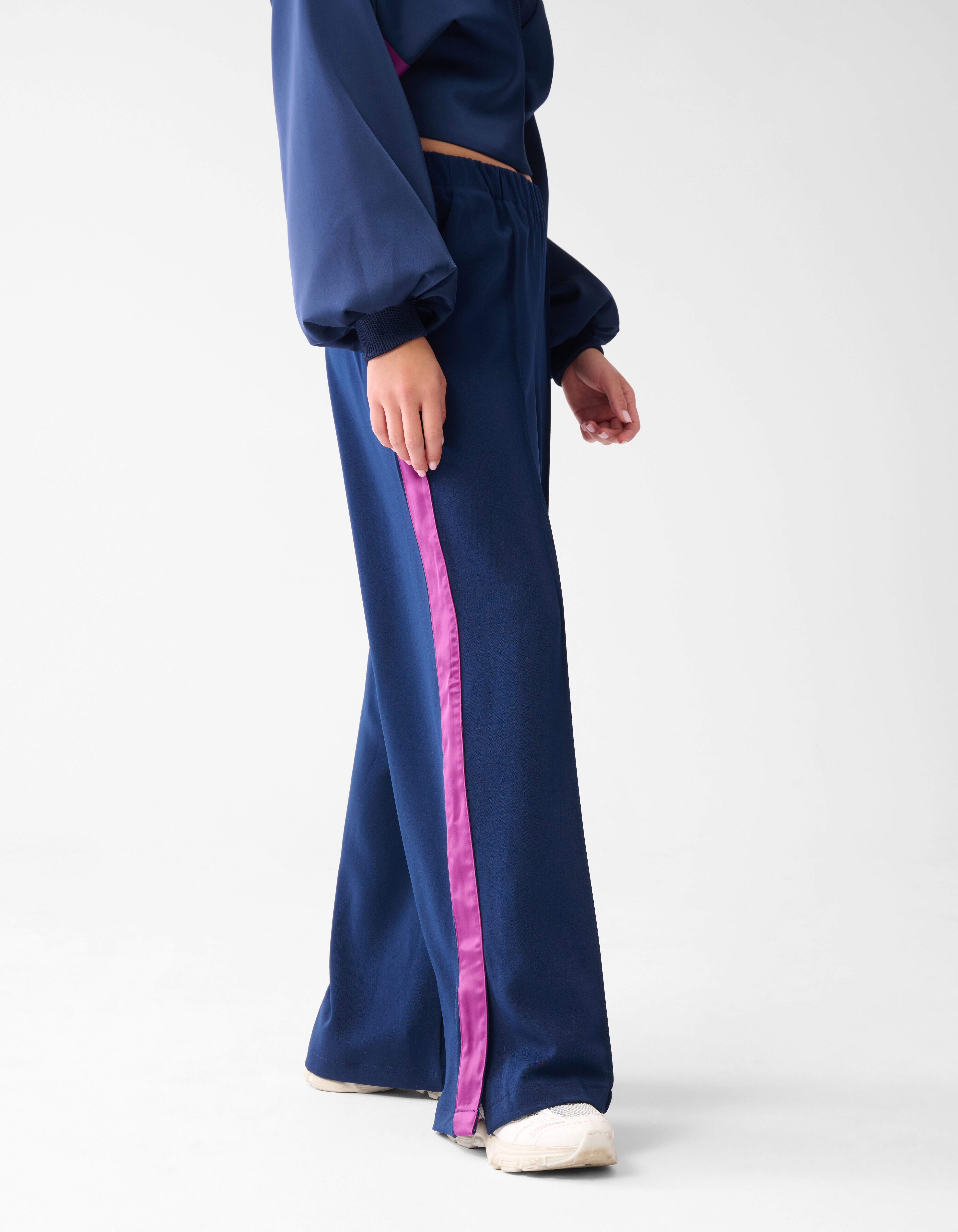 Side Stripe Broek Donkerblauw SHOEBY WOMEN