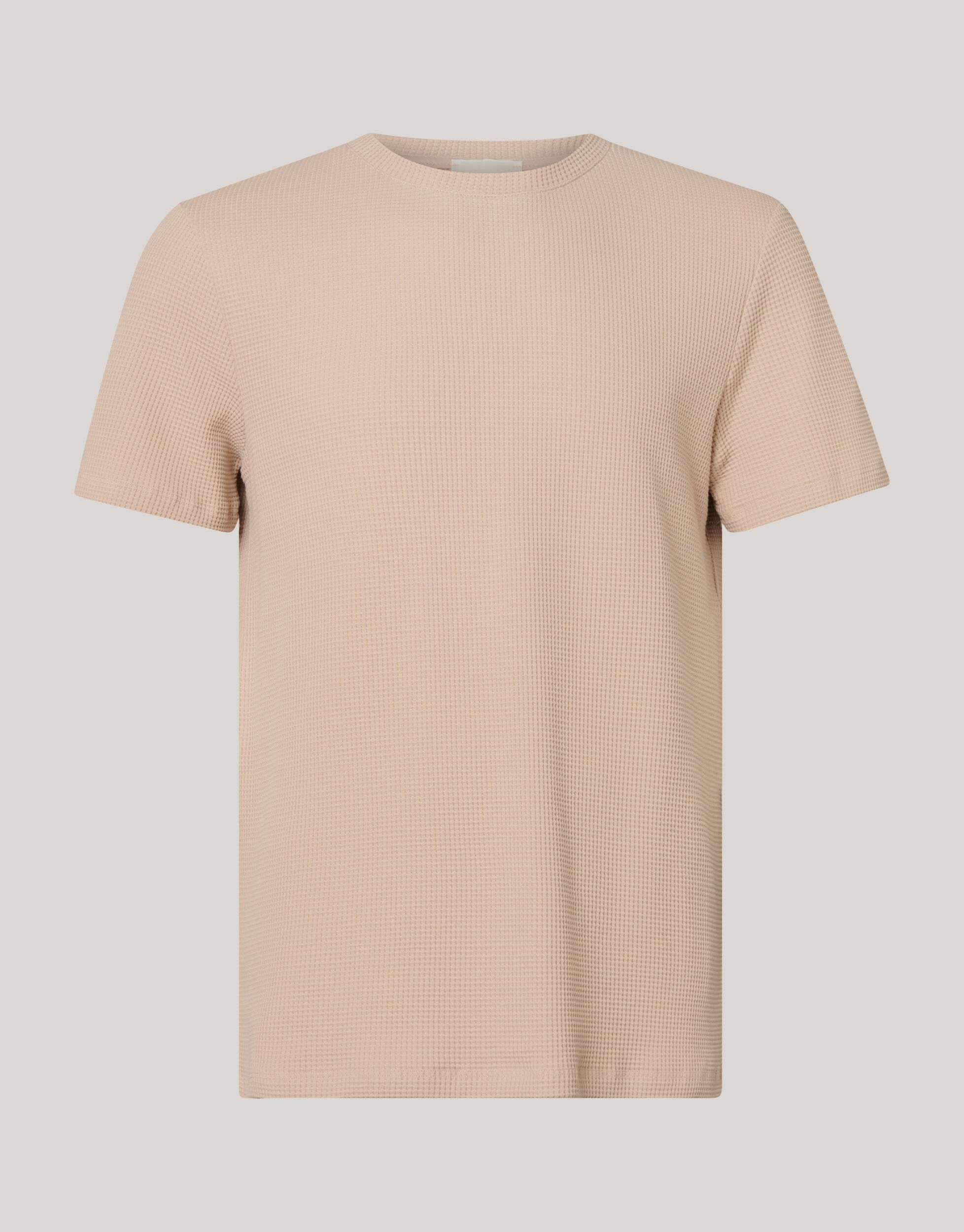 Structuur T-shirt Zand SHOEBY MEN