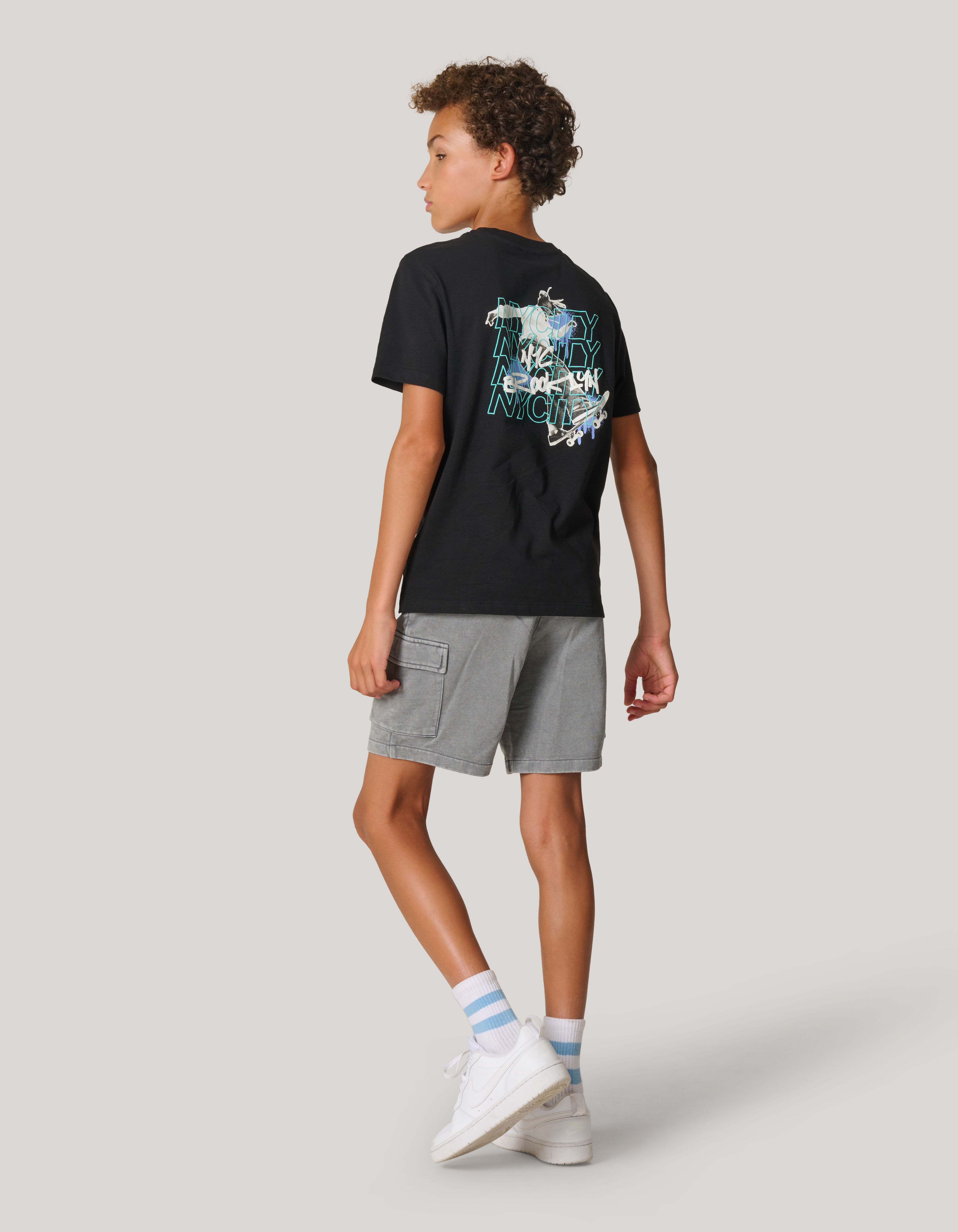 Artwork T-shirt Zwart SHOEBY BOYS