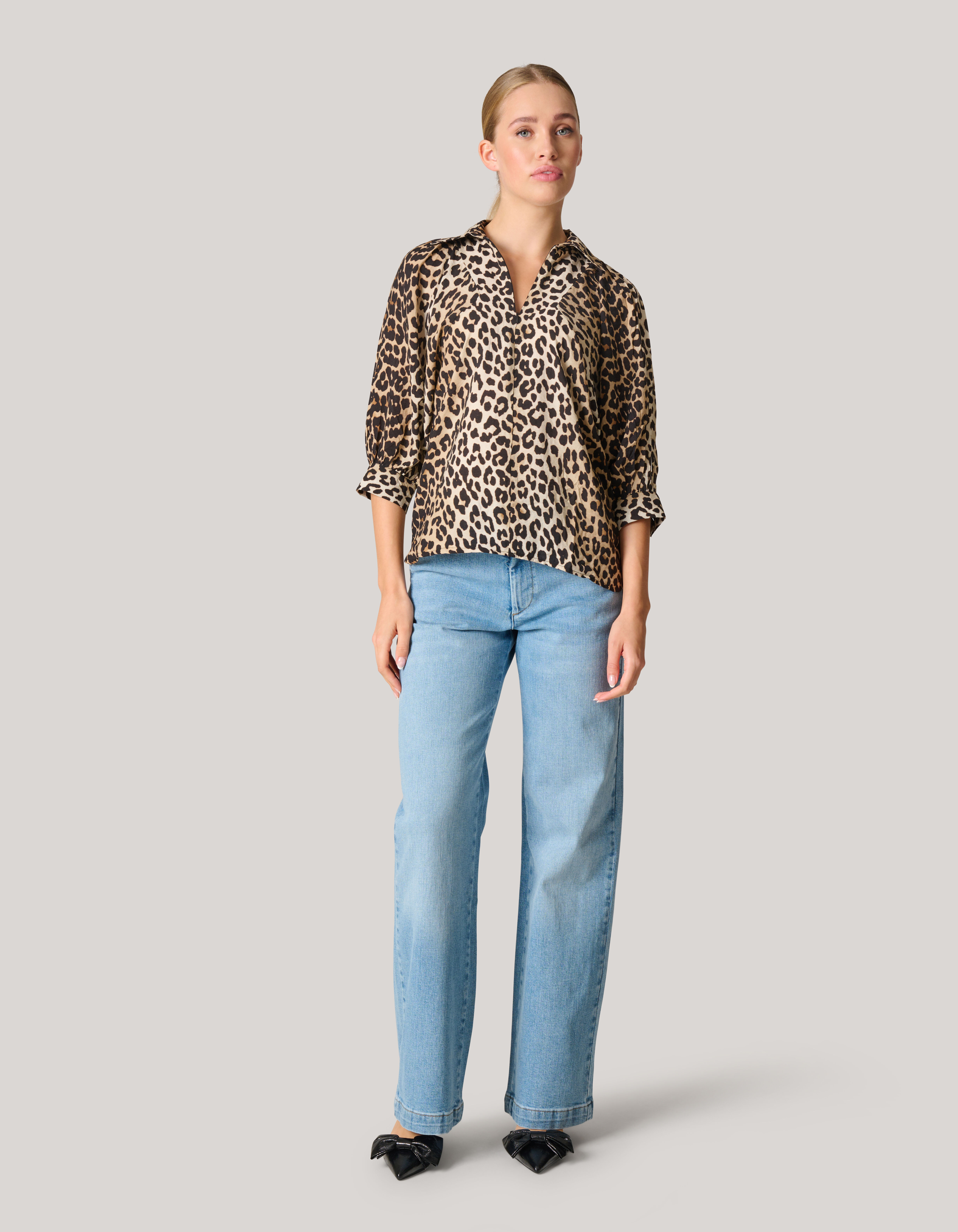 Printed Leopard Blouse SHOEBY WOMEN