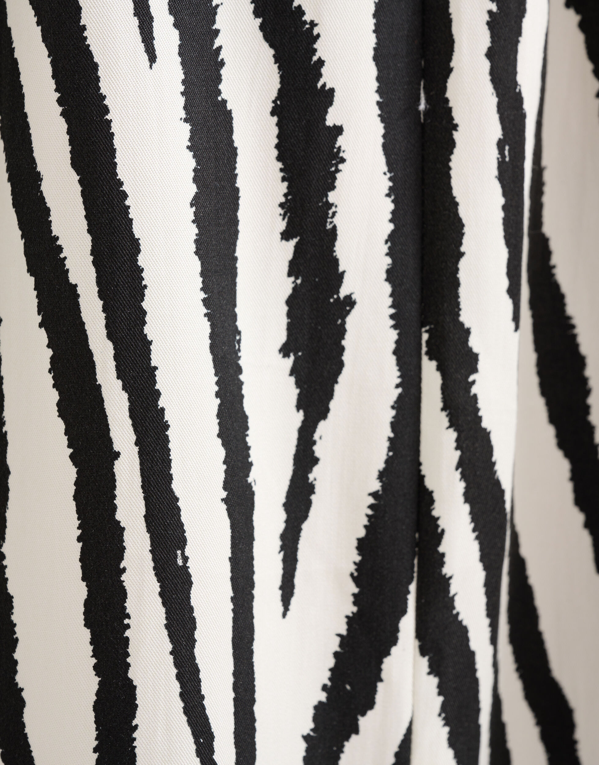 Zebra Printed Jurk Zwart/Wit SHOEBY WOMEN