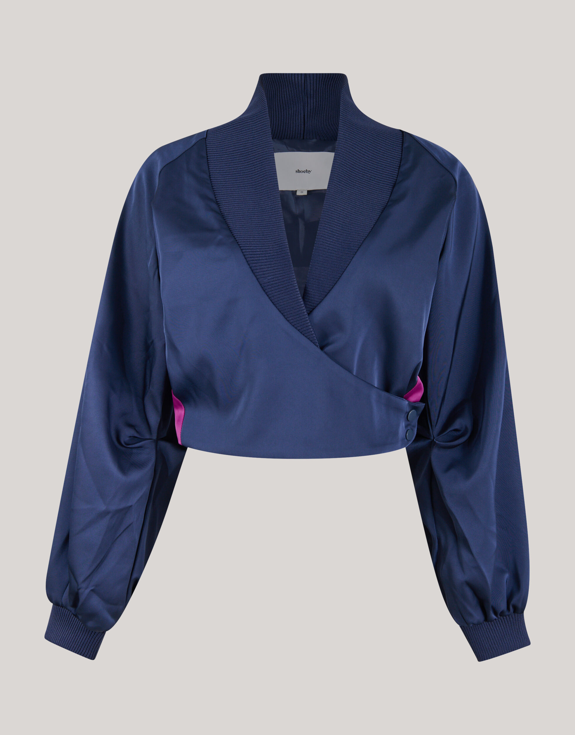 Wrap Blouse Donkerblauw SHOEBY WOMEN