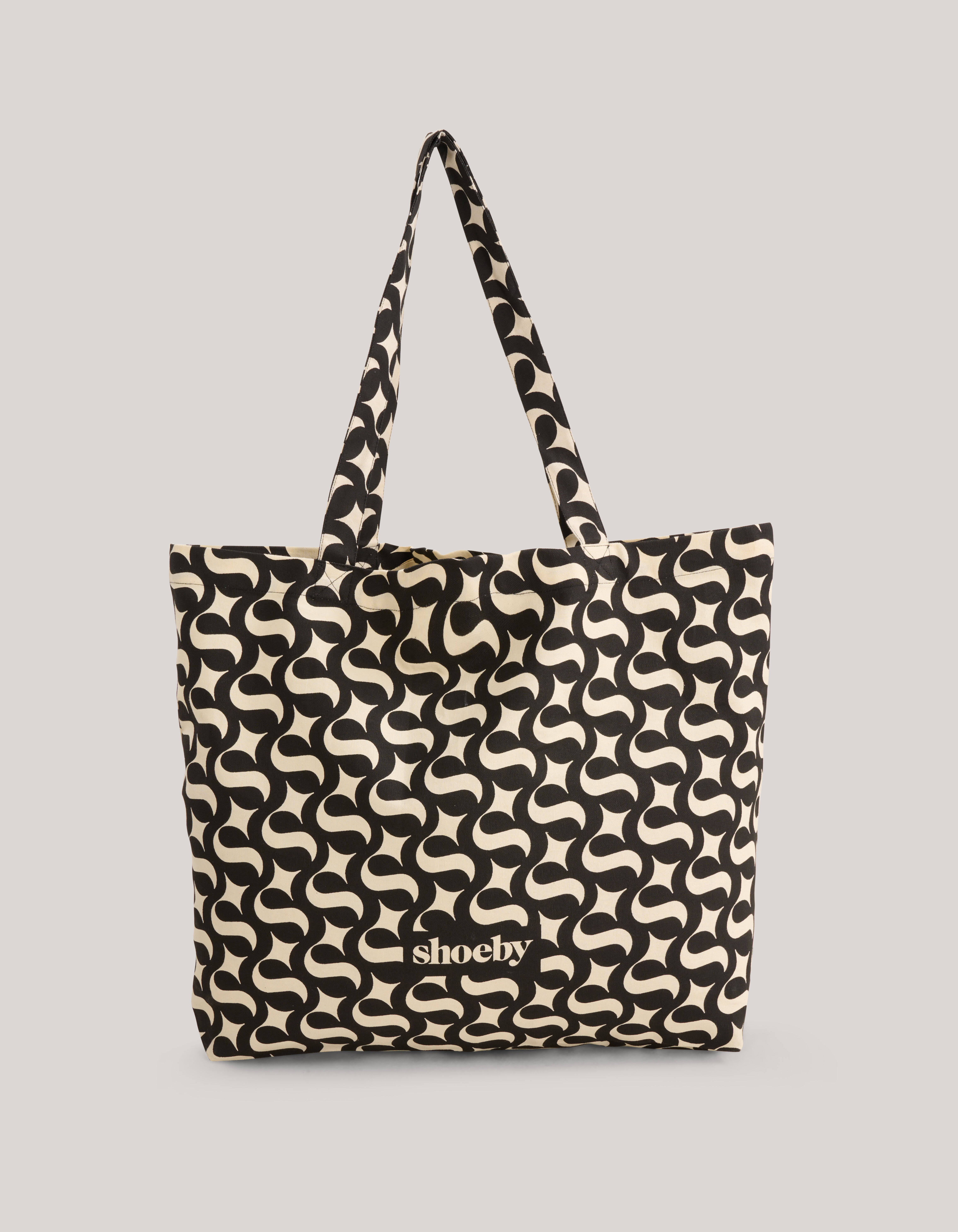 Shoeby Logo Shopper Zwart Groot SHOEBY