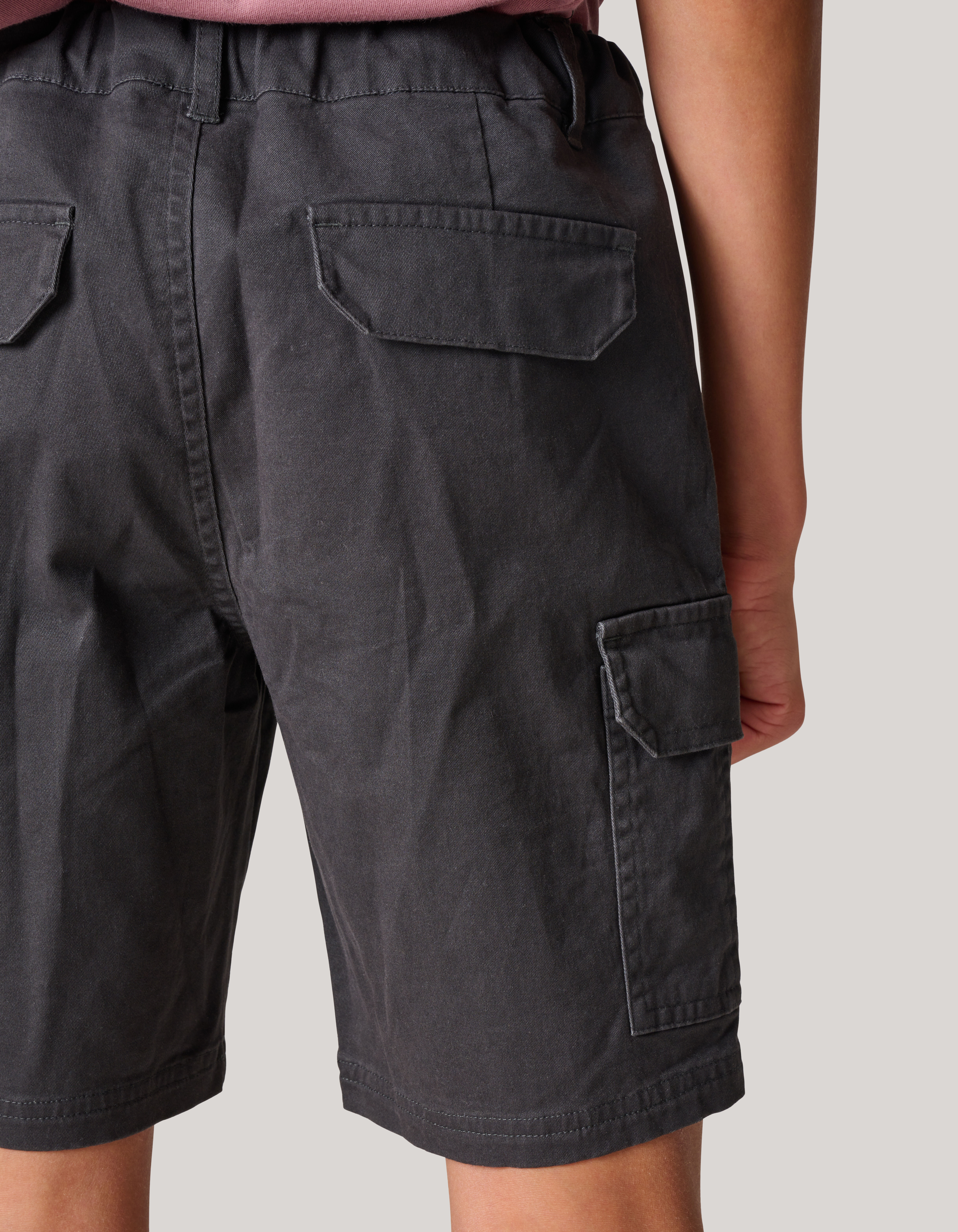 Cargo Short Donkergrijs SHOEBY BOYS