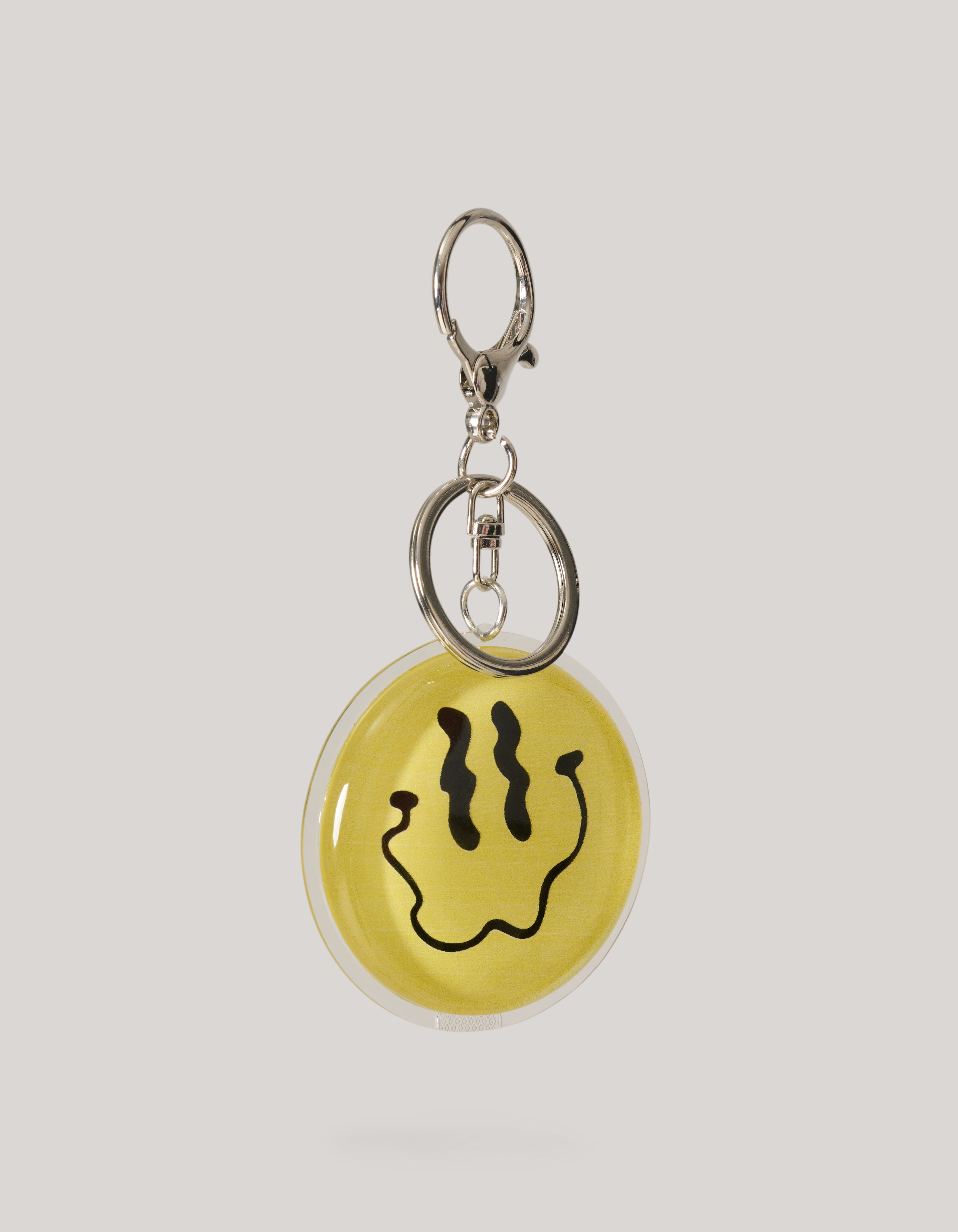 Smiley Sleutelhanger Geel SHOEBY ACCESSOIRES