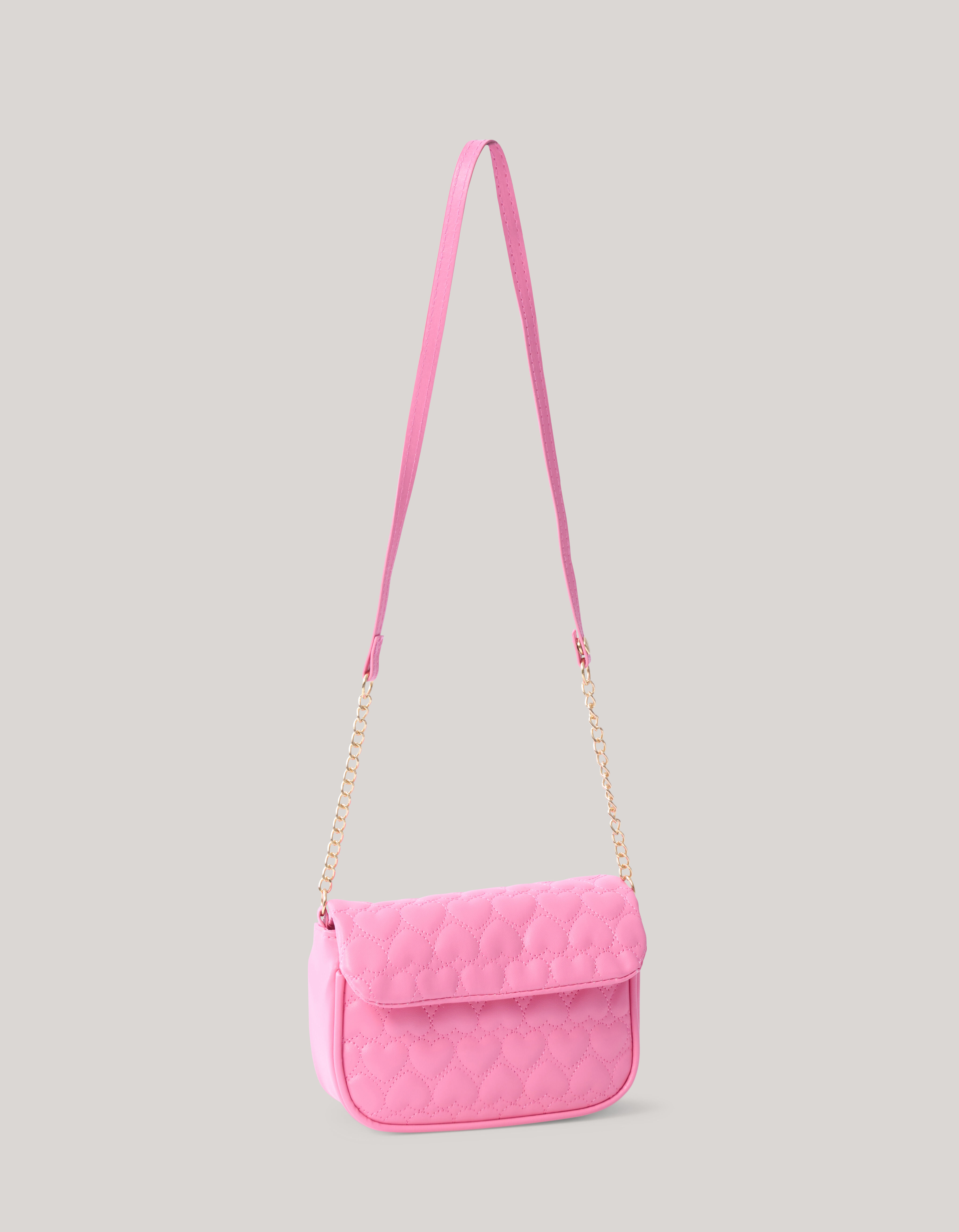 Quilted Heart Tas Roze SHOEBY GIRLS