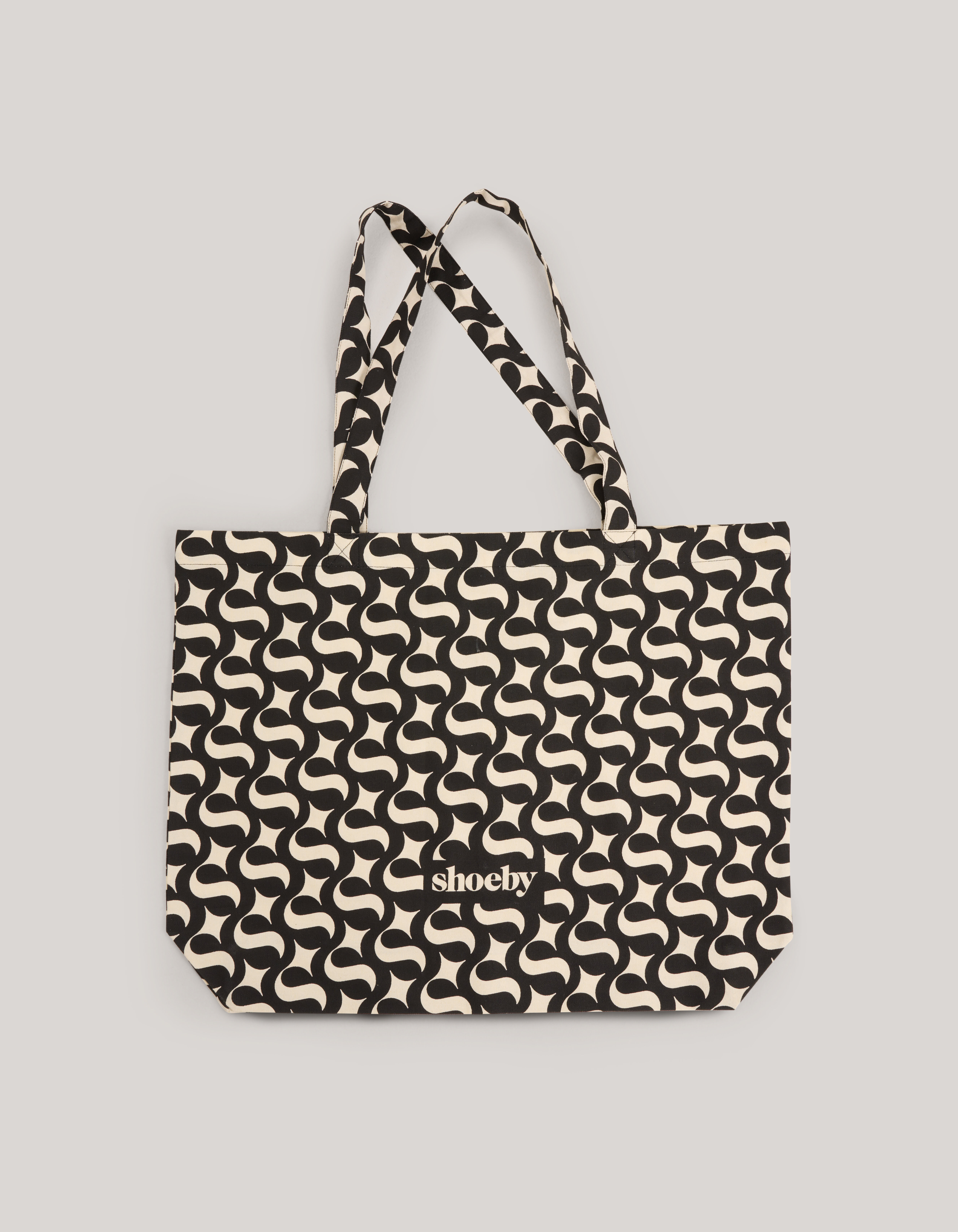 Shoeby Logo Shopper Zwart Groot SHOEBY