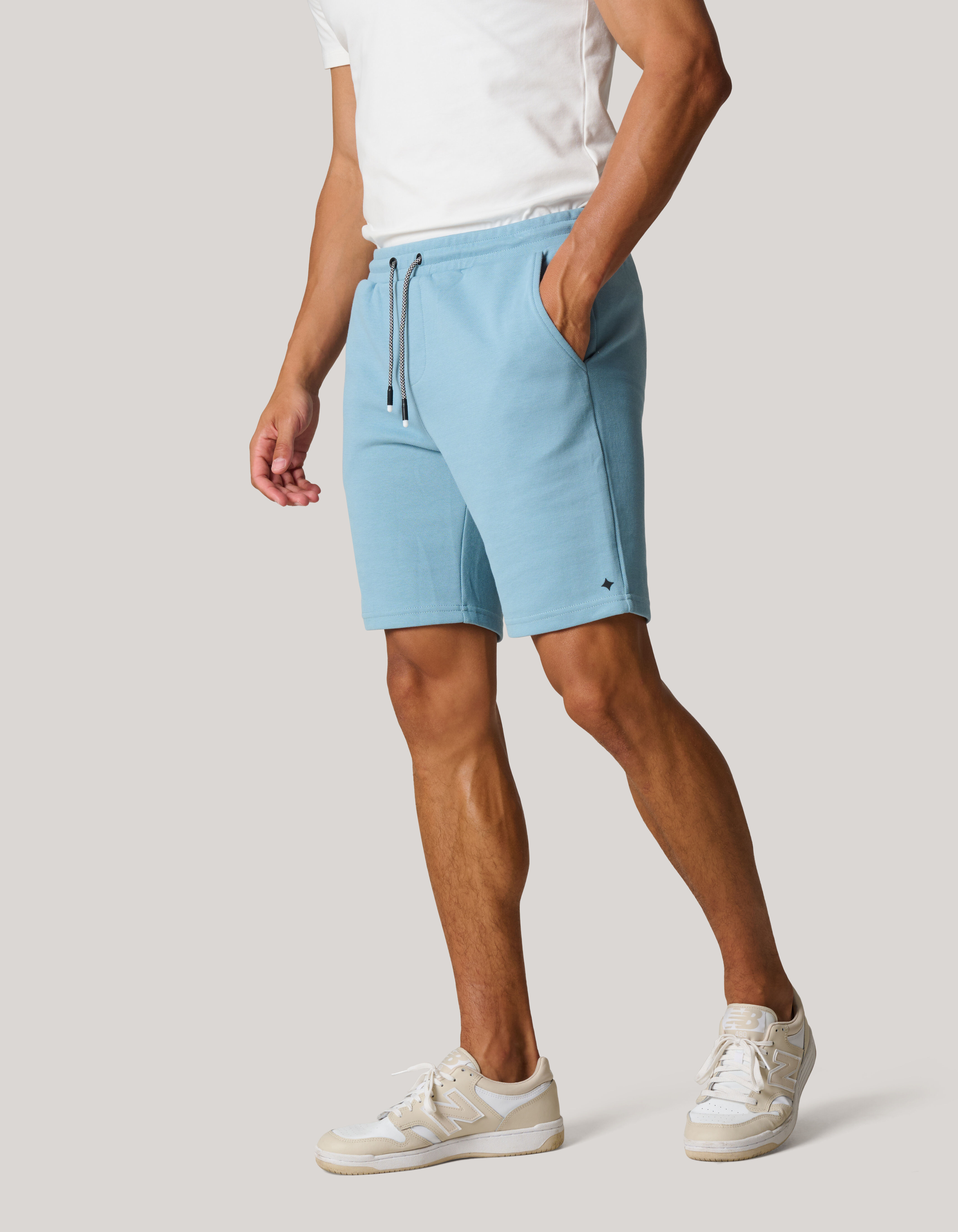 Pique Short Blauw SHOEBY MEN