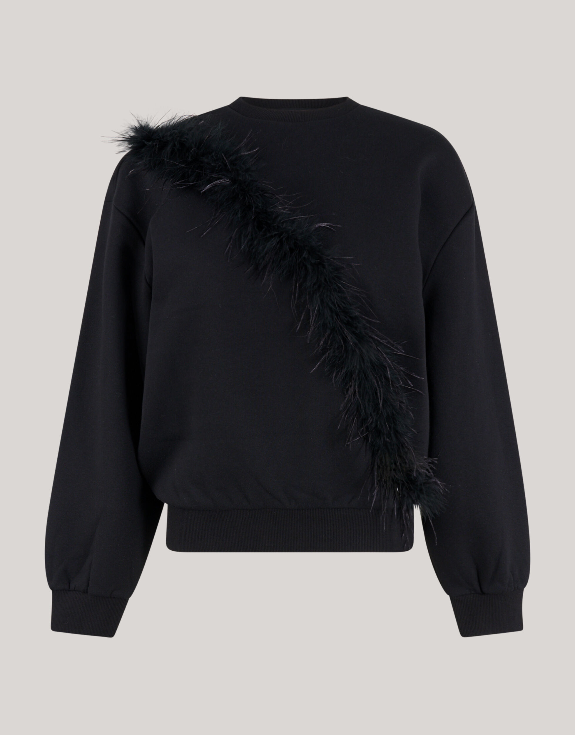 Feather Sweater Zwart SHOEBY WOMEN