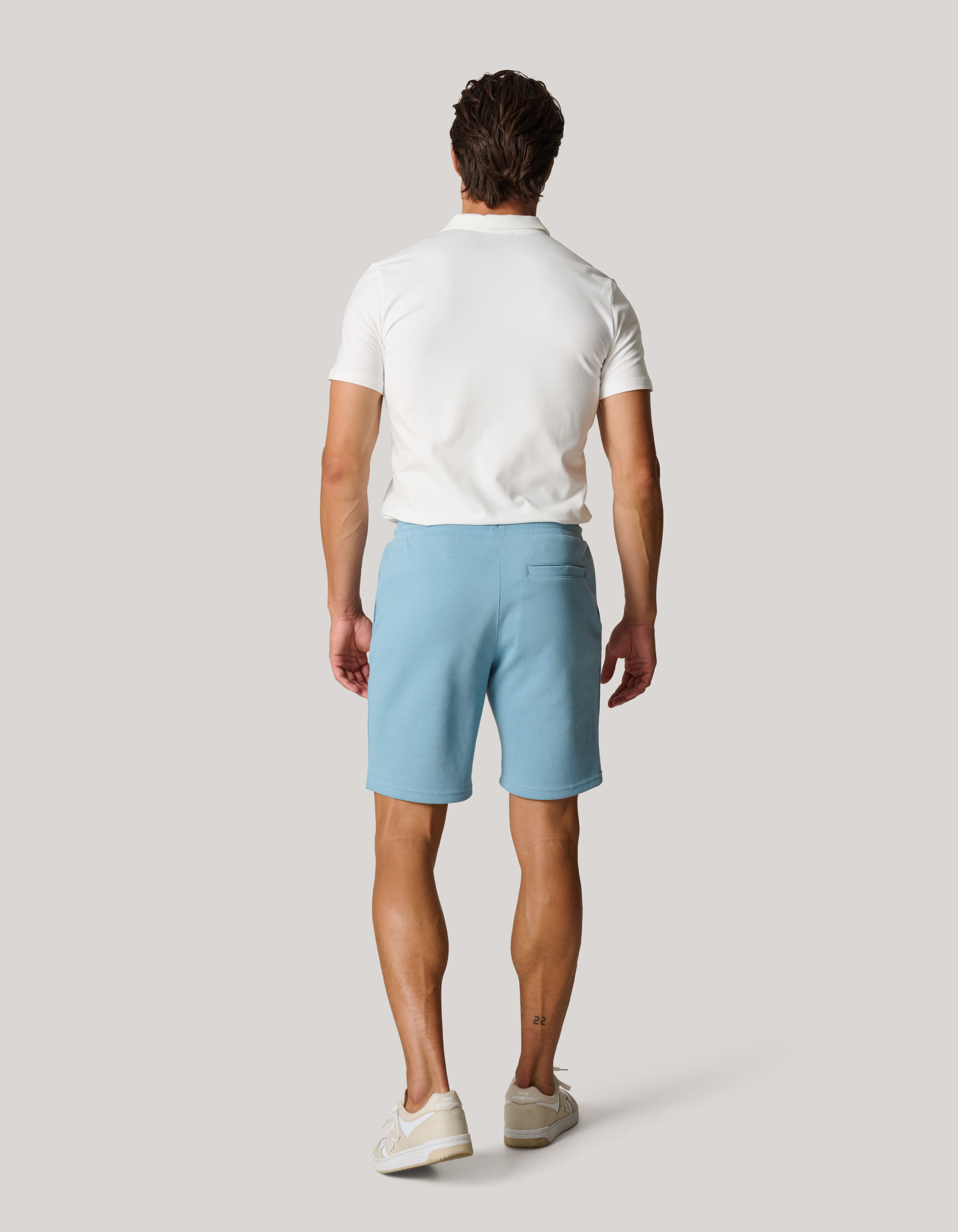 Pique Short Blauw SHOEBY MEN