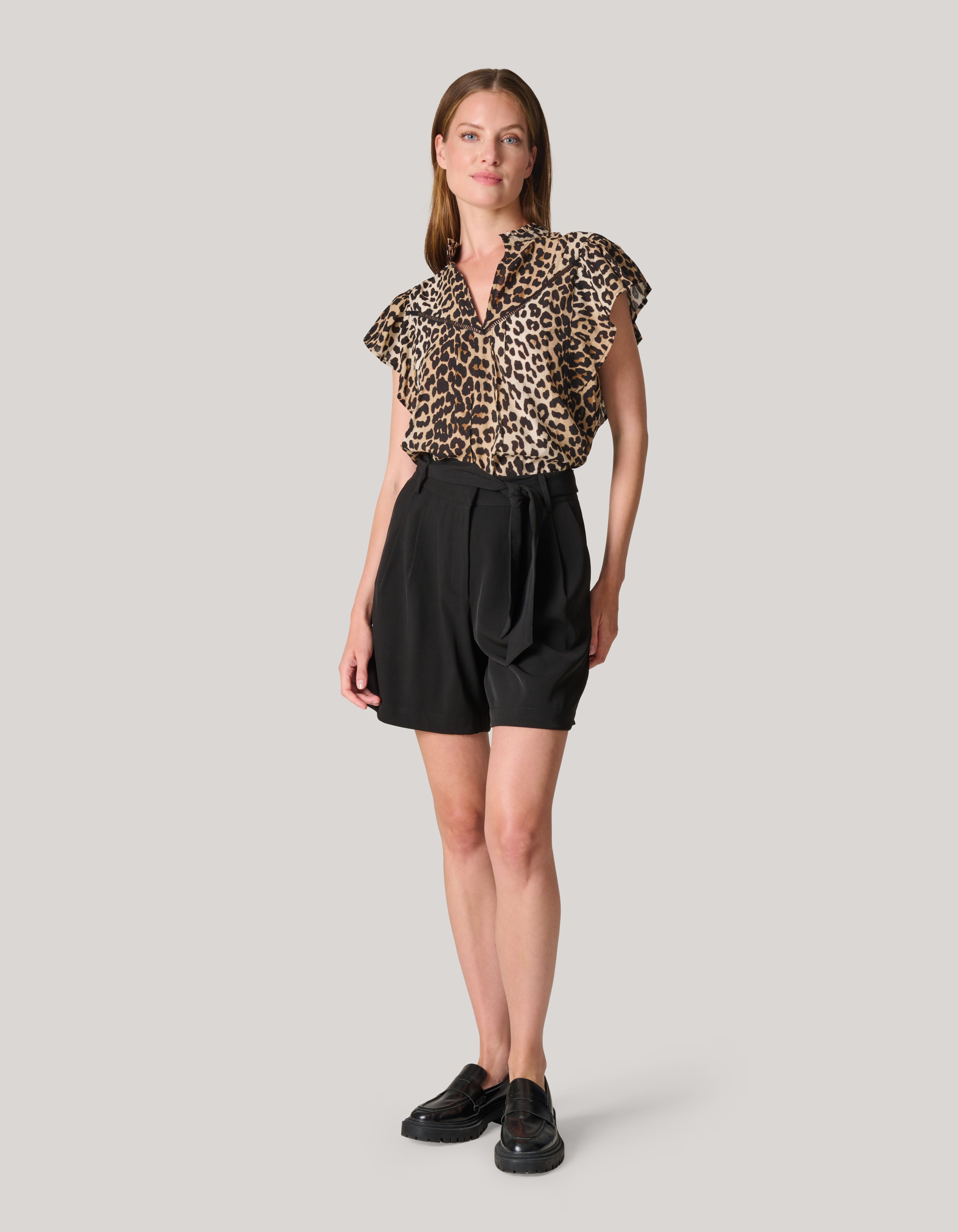 Printed Leopard Top SHOEBY WOMEN