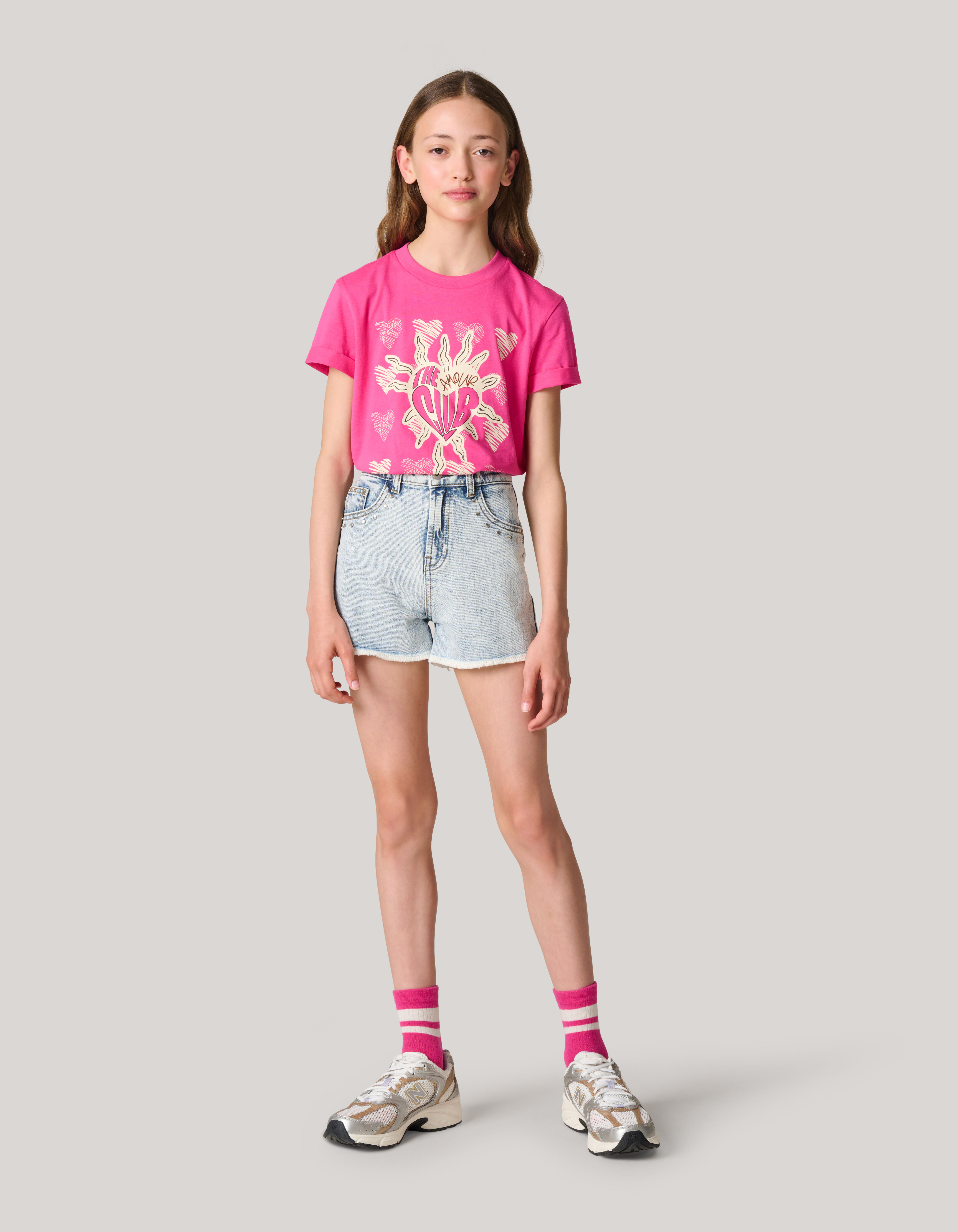 Artwork T-shirt Roze SHOEBY GIRLS