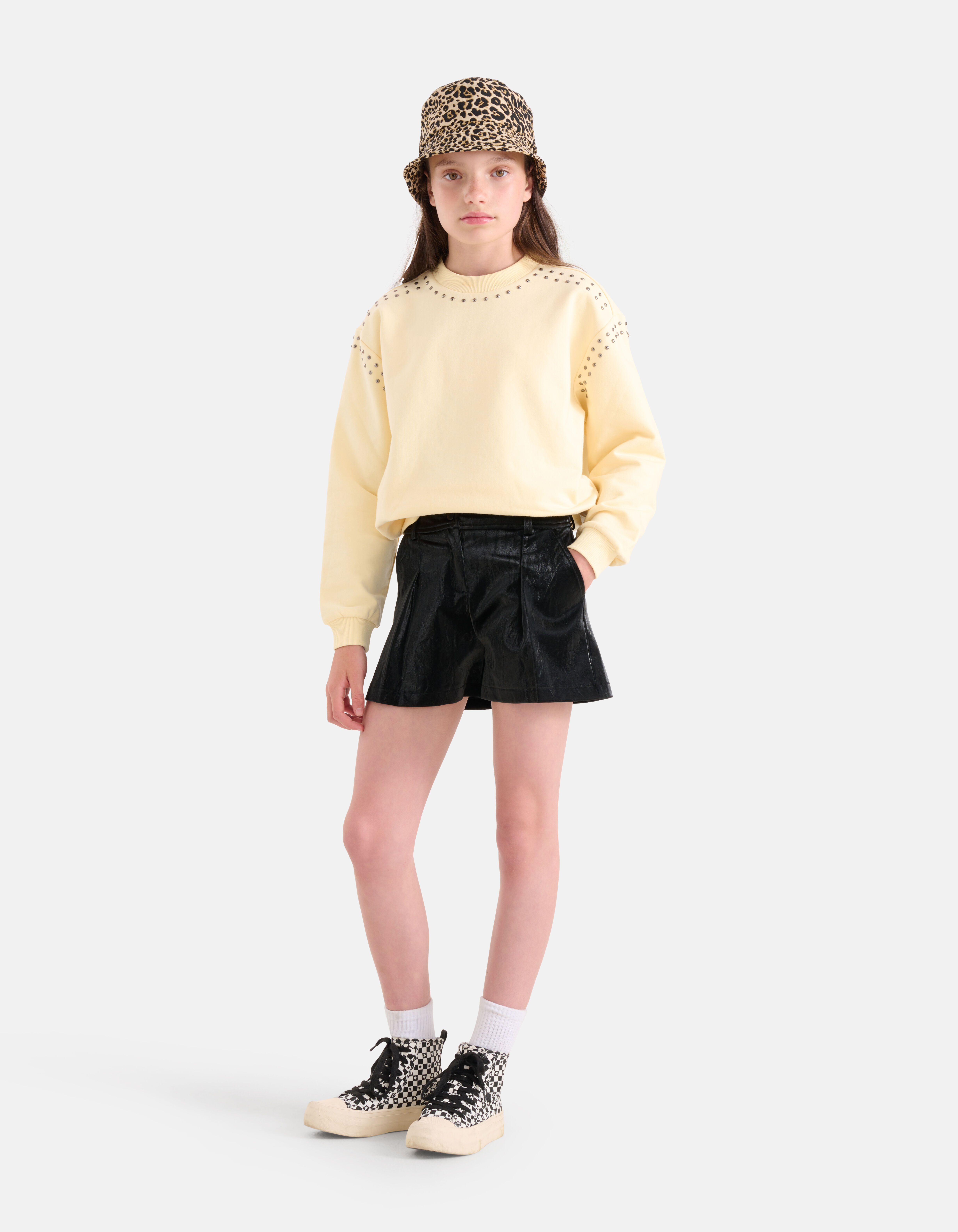 Coated Short Zwart SHOEBY GIRLS